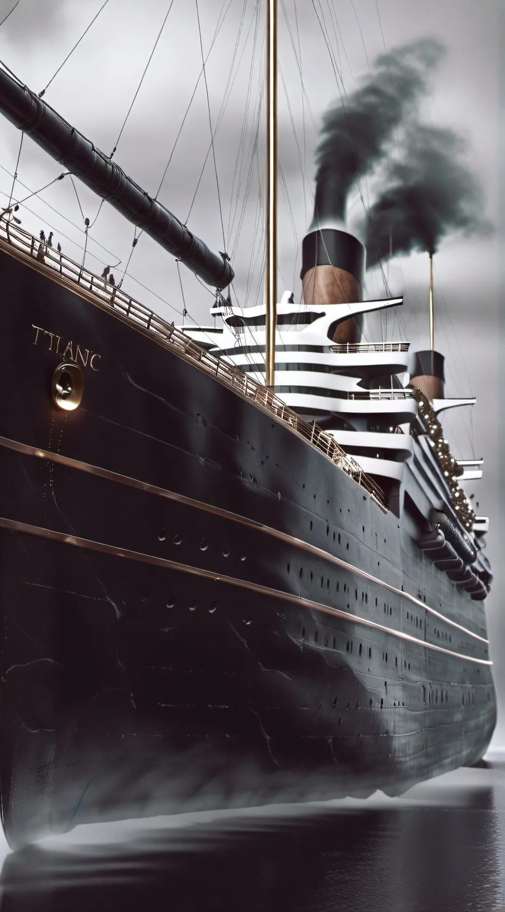 ai character: Titanic  background