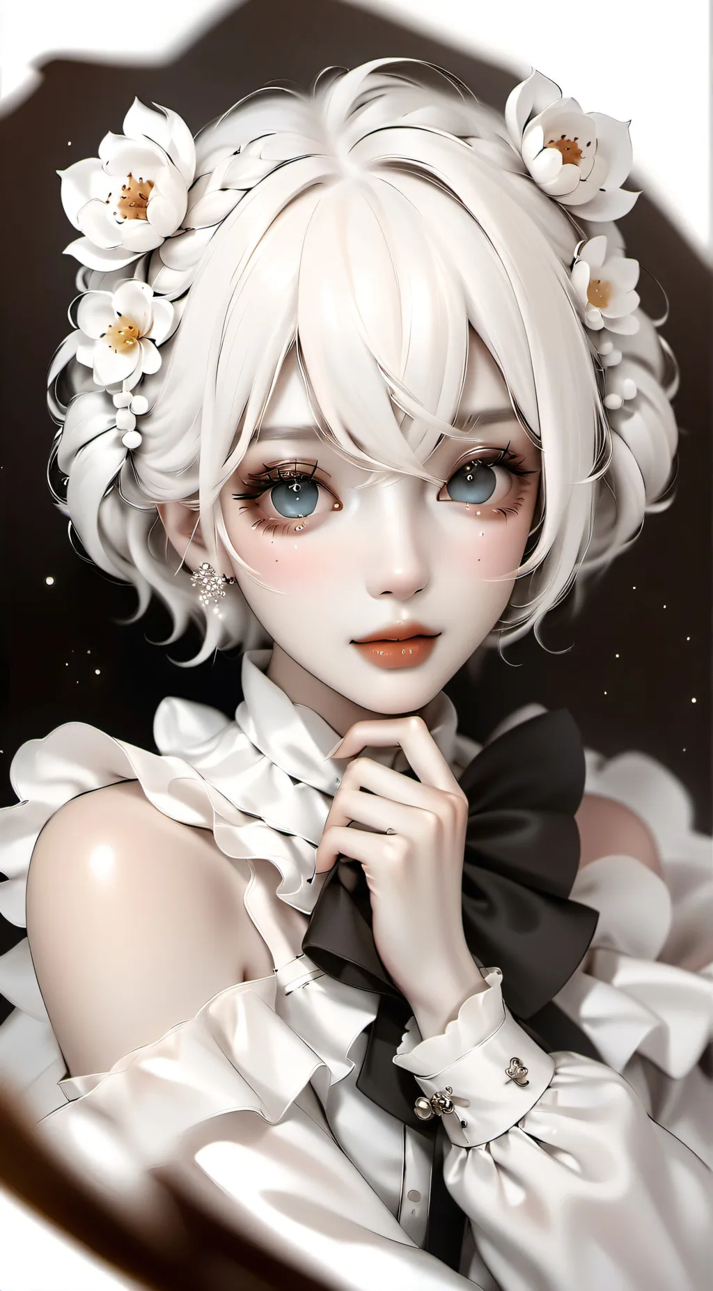 ai character: Winter background
