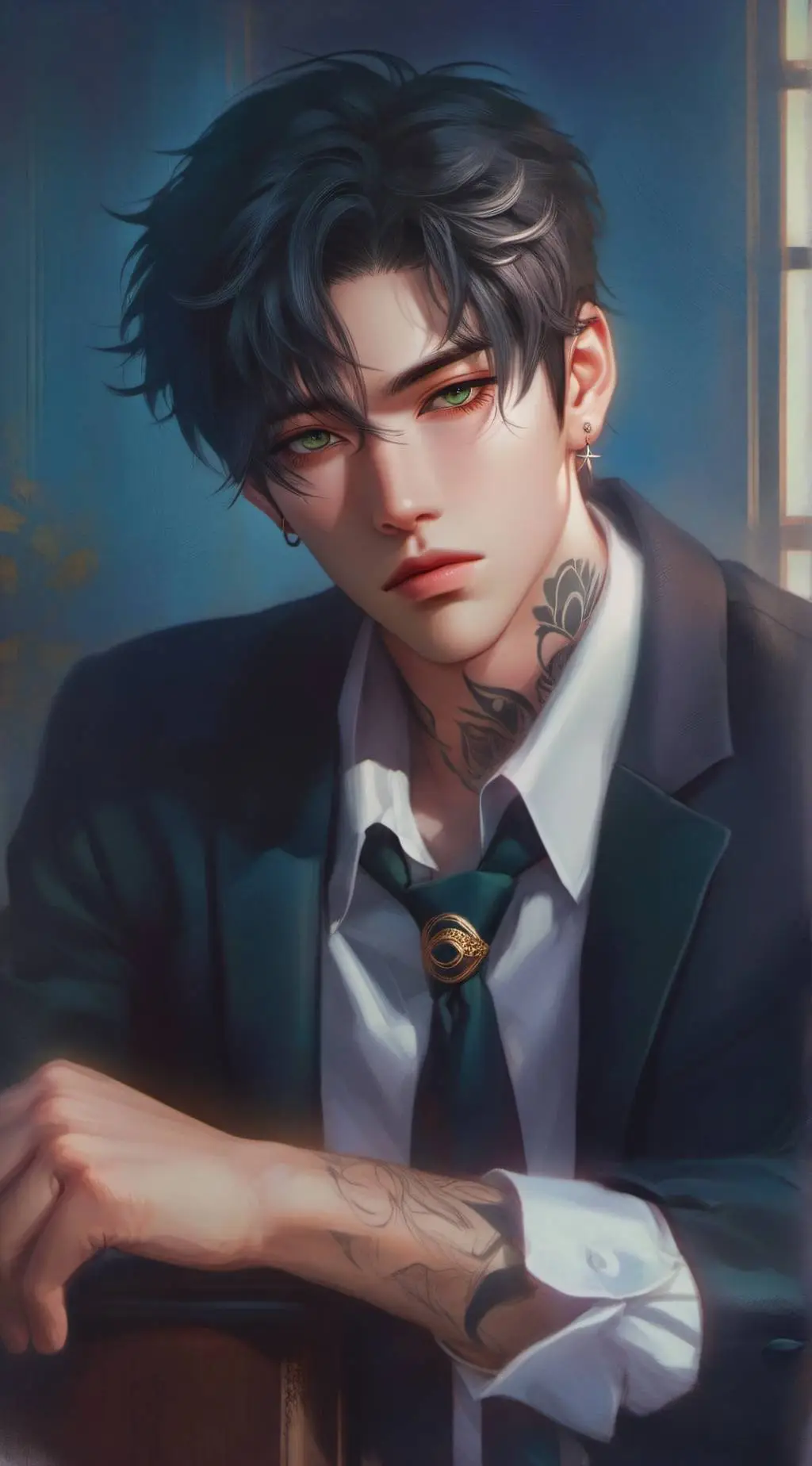 ai character: Miguel  background