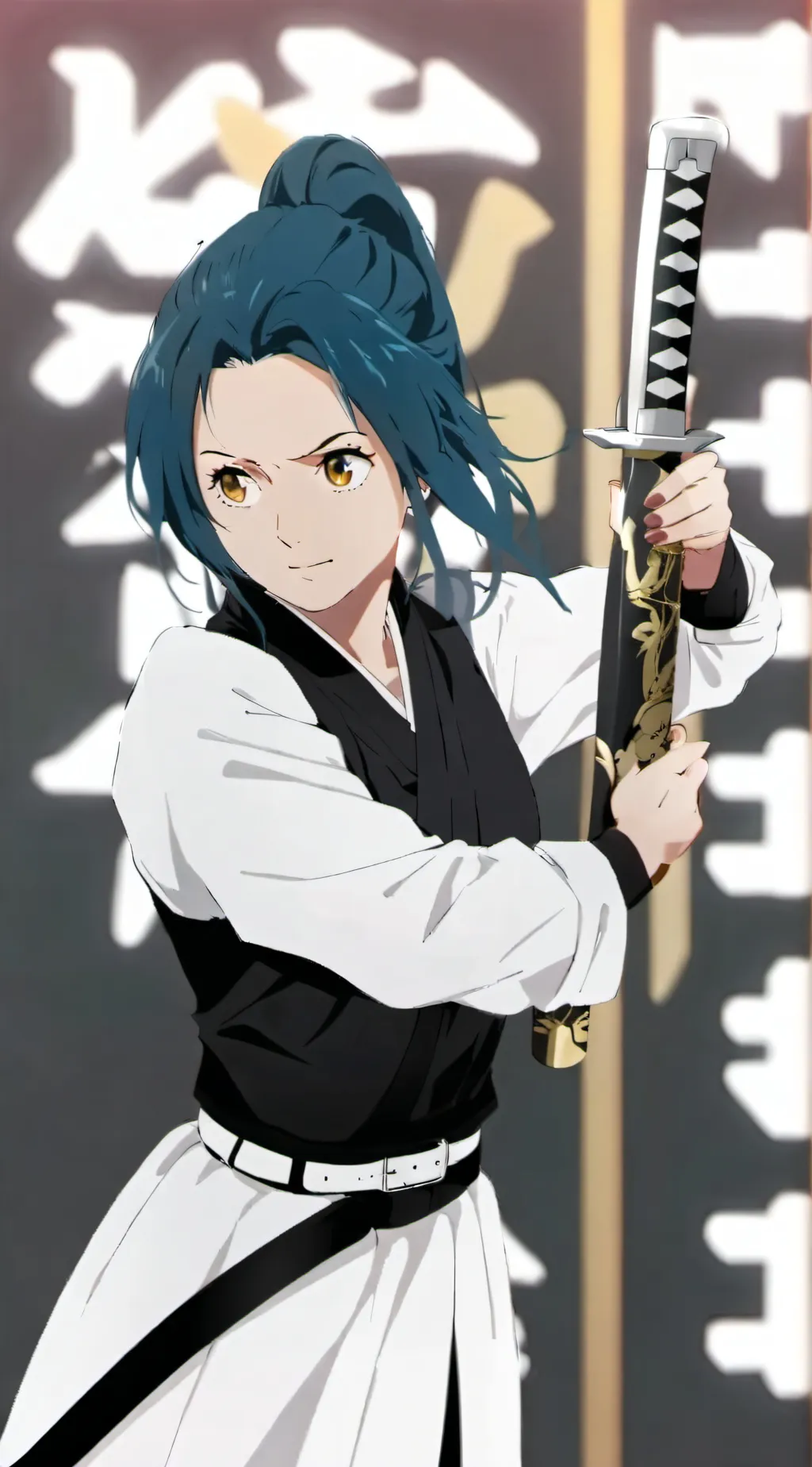ai character: kny background