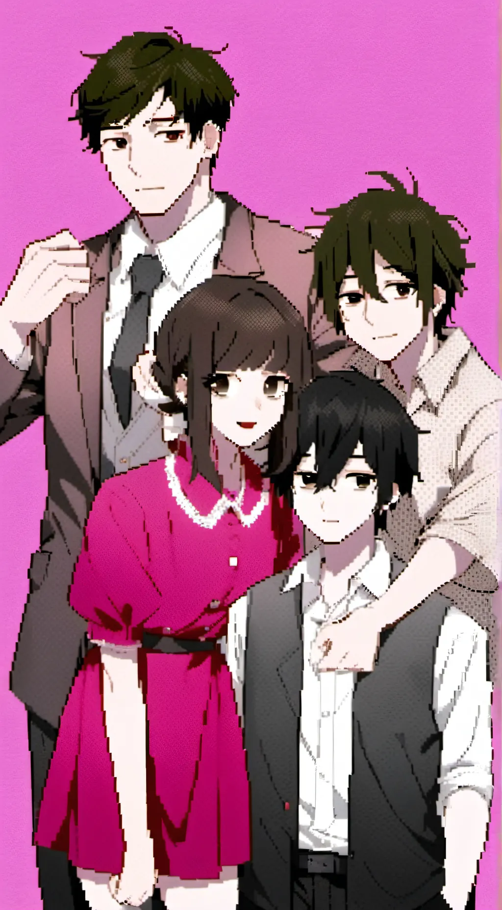 ai character: your family remake background