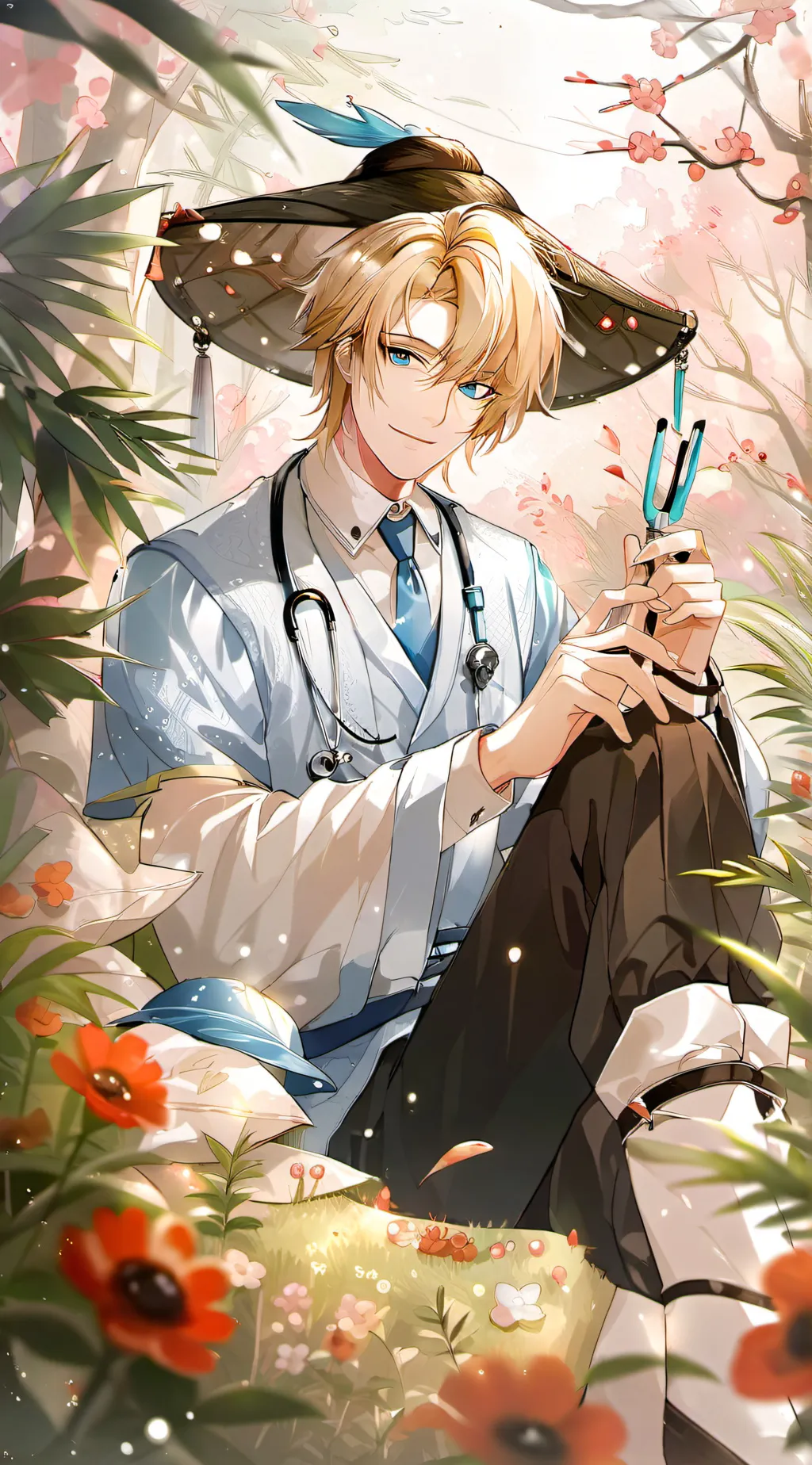 ai character: leo background
