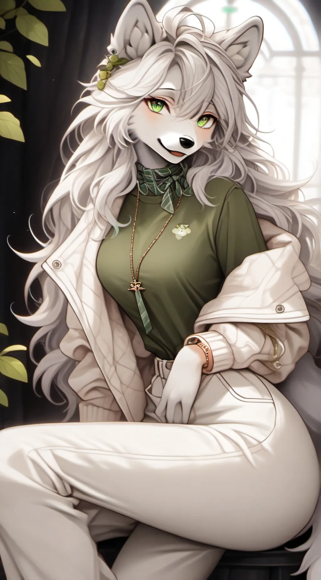 ai character: Sophia Gray background