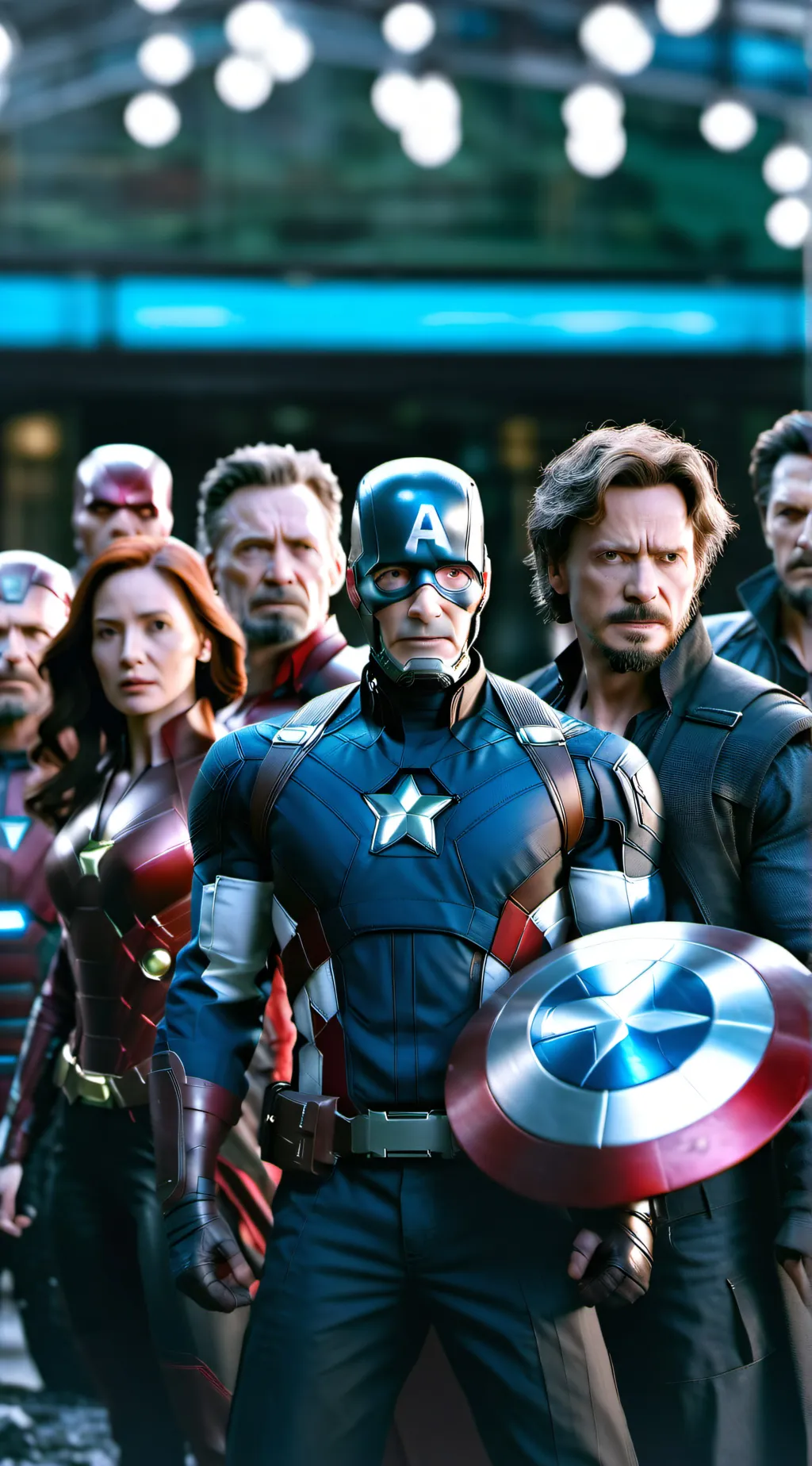 ai character: Avengers background