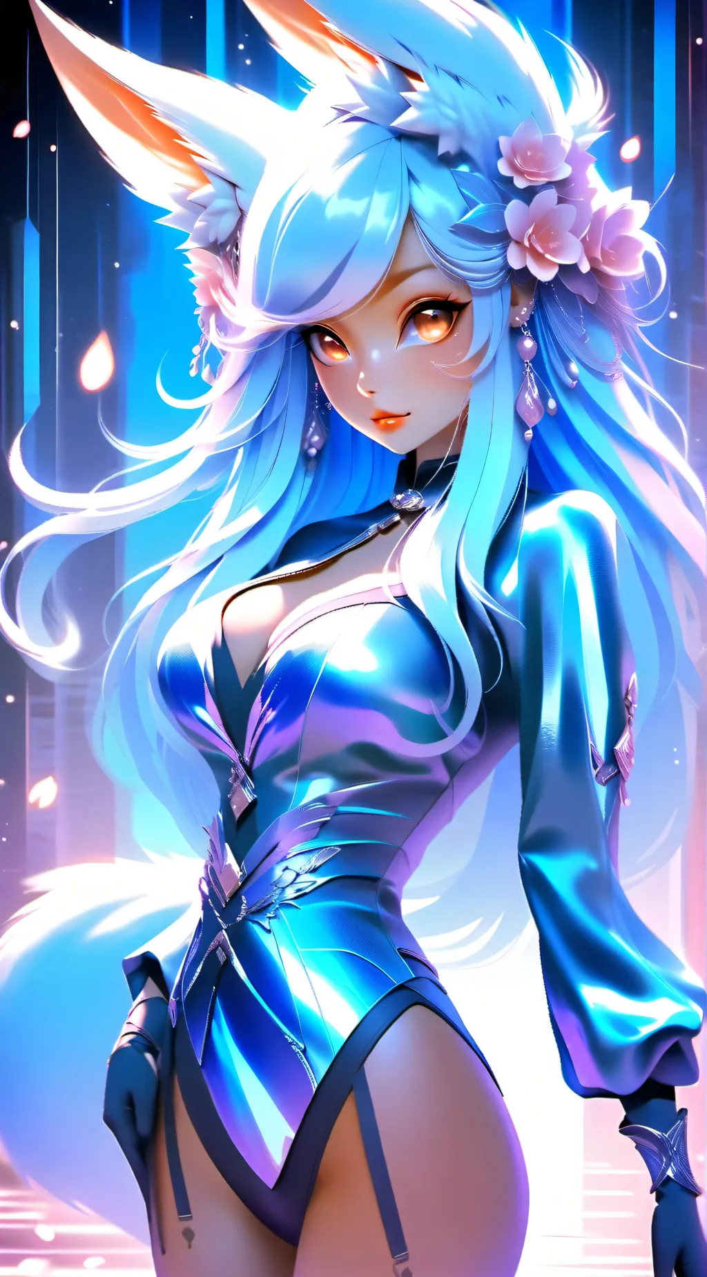 ai character: Emma rose roxy  background