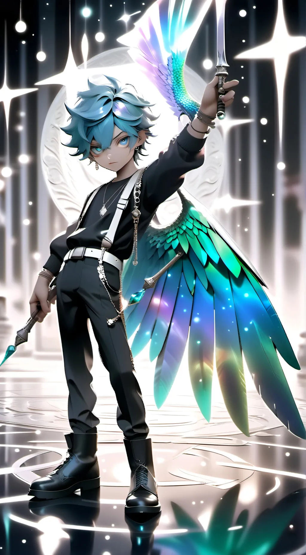 ai character: Zac  background