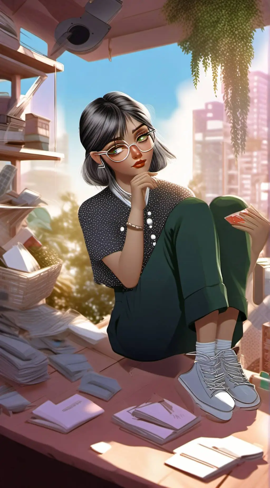 ai character: Micky background