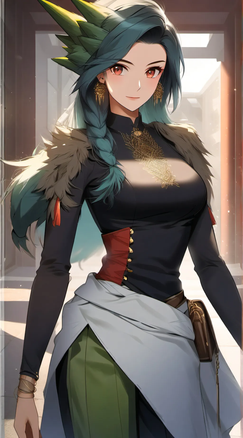 ai character: Sceptile background