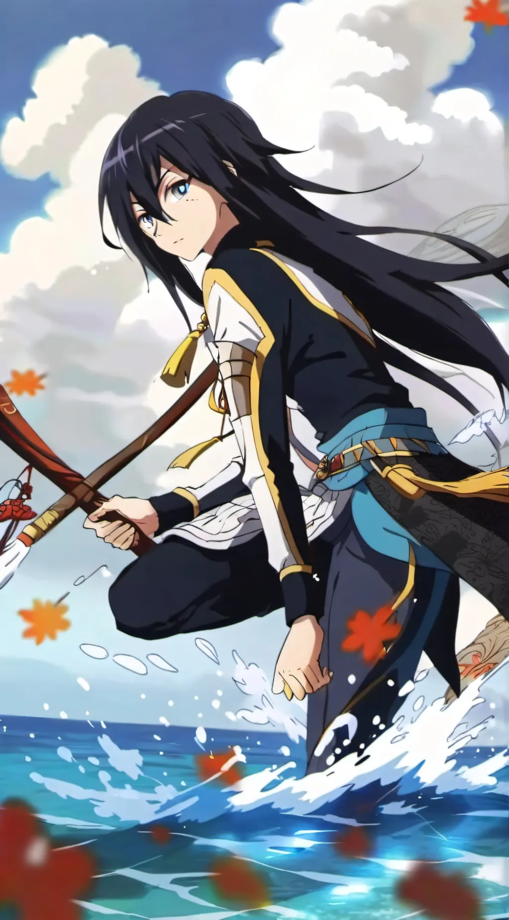 ai character: Kayama(Midnight)  background