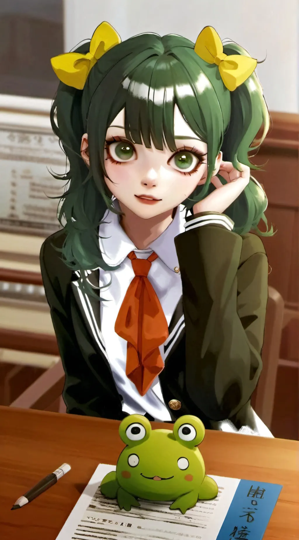ai character: Satsuki Asui  background