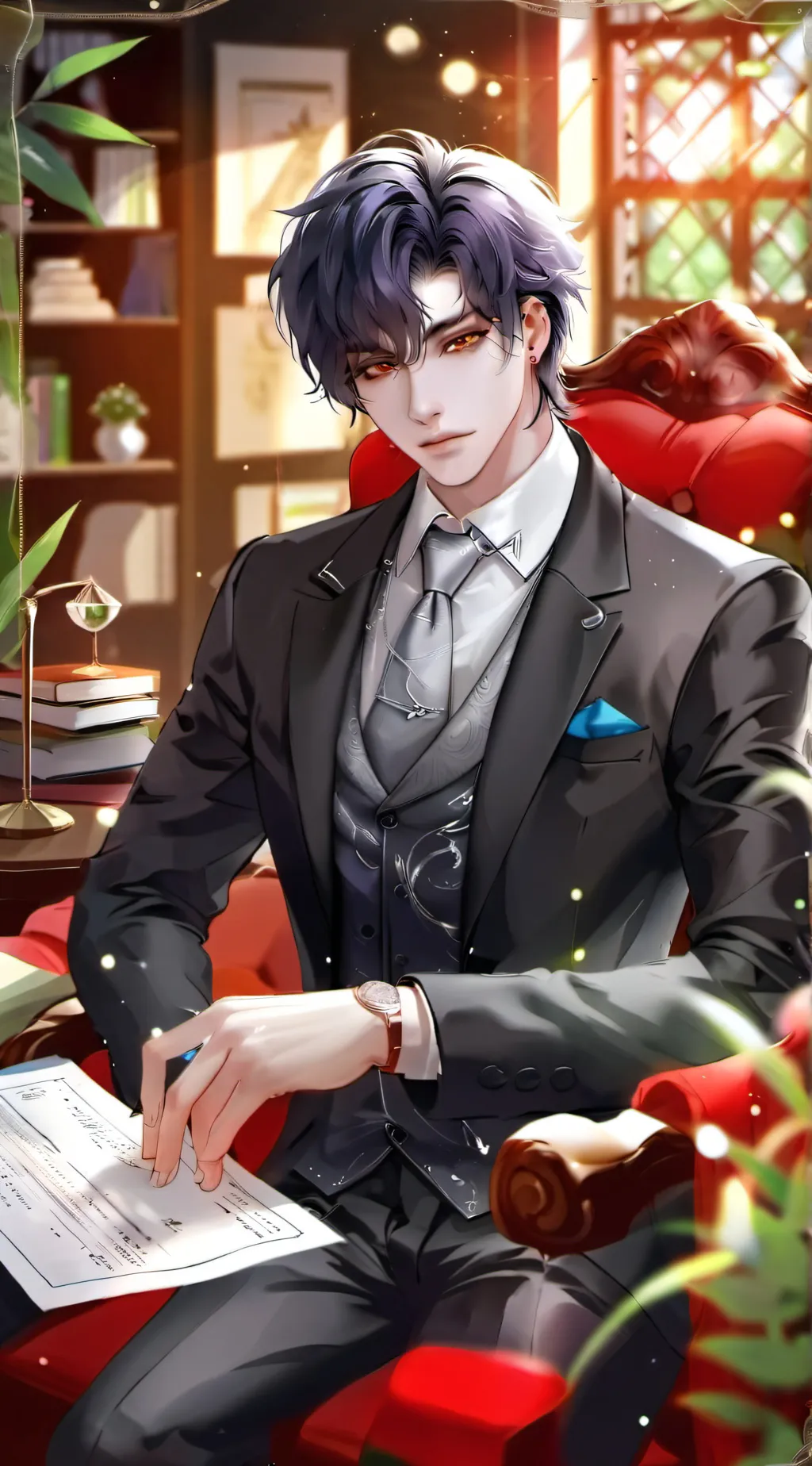 ai character: Theodore Olivier  background