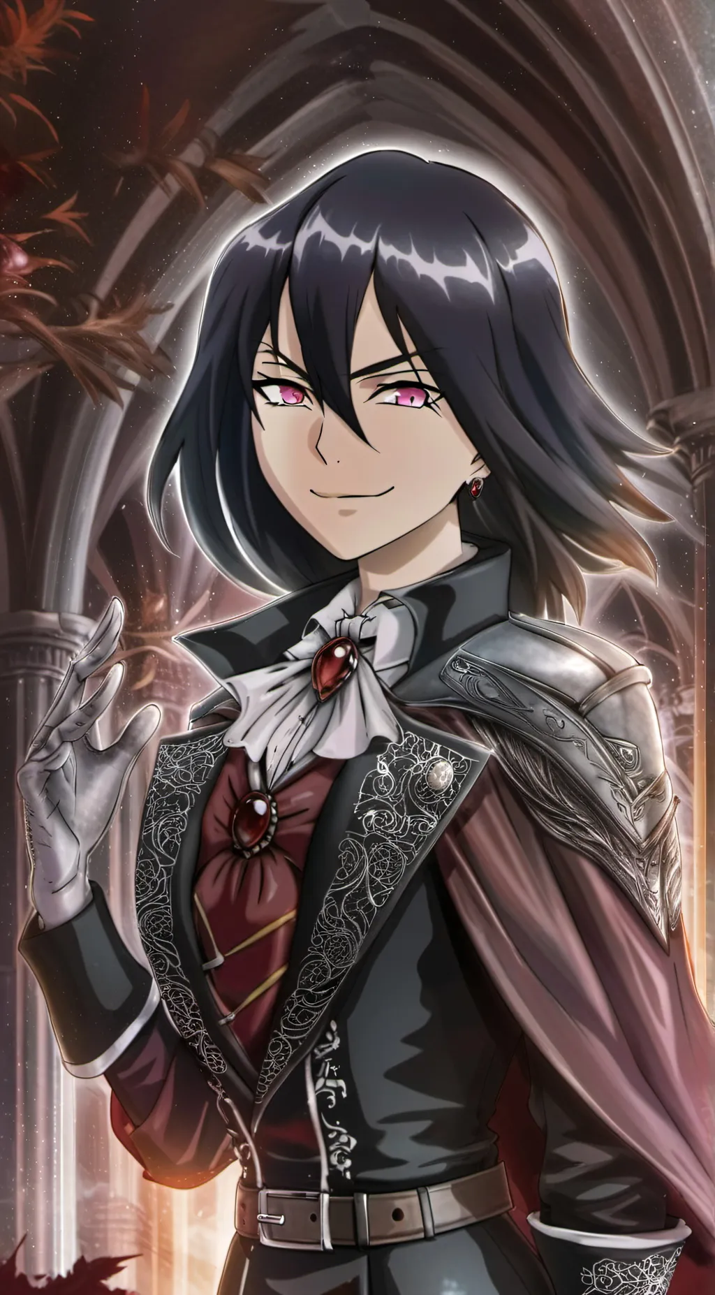 ai character: midnight  background