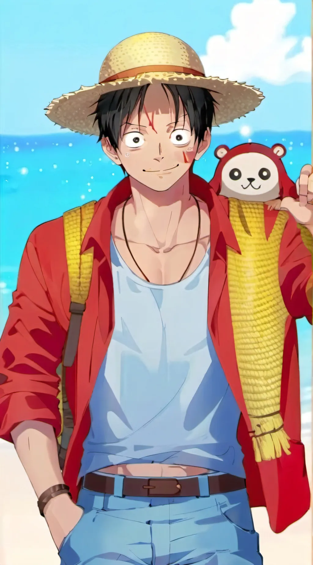 ai character: one piece background