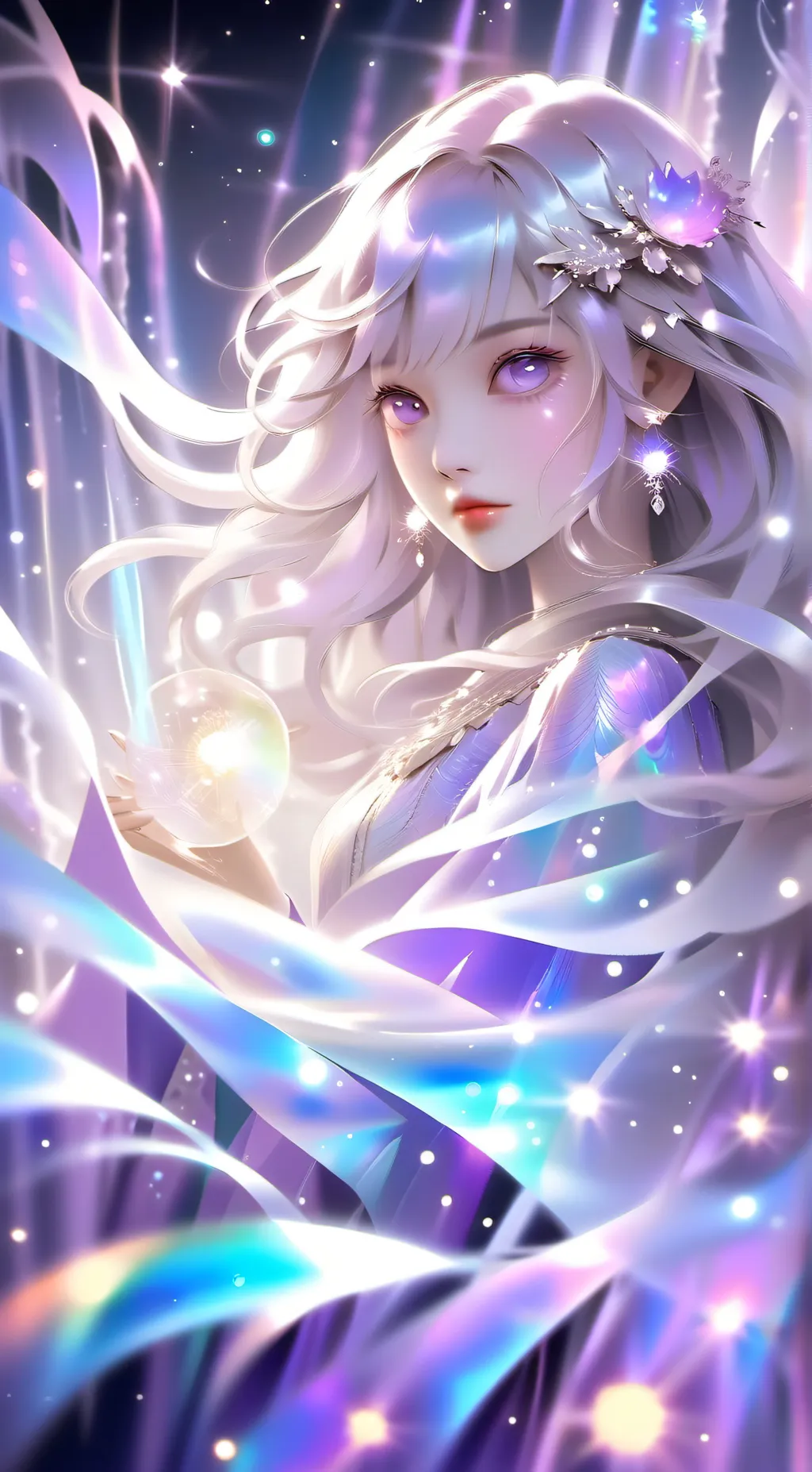 ai character:  stitch Life  background