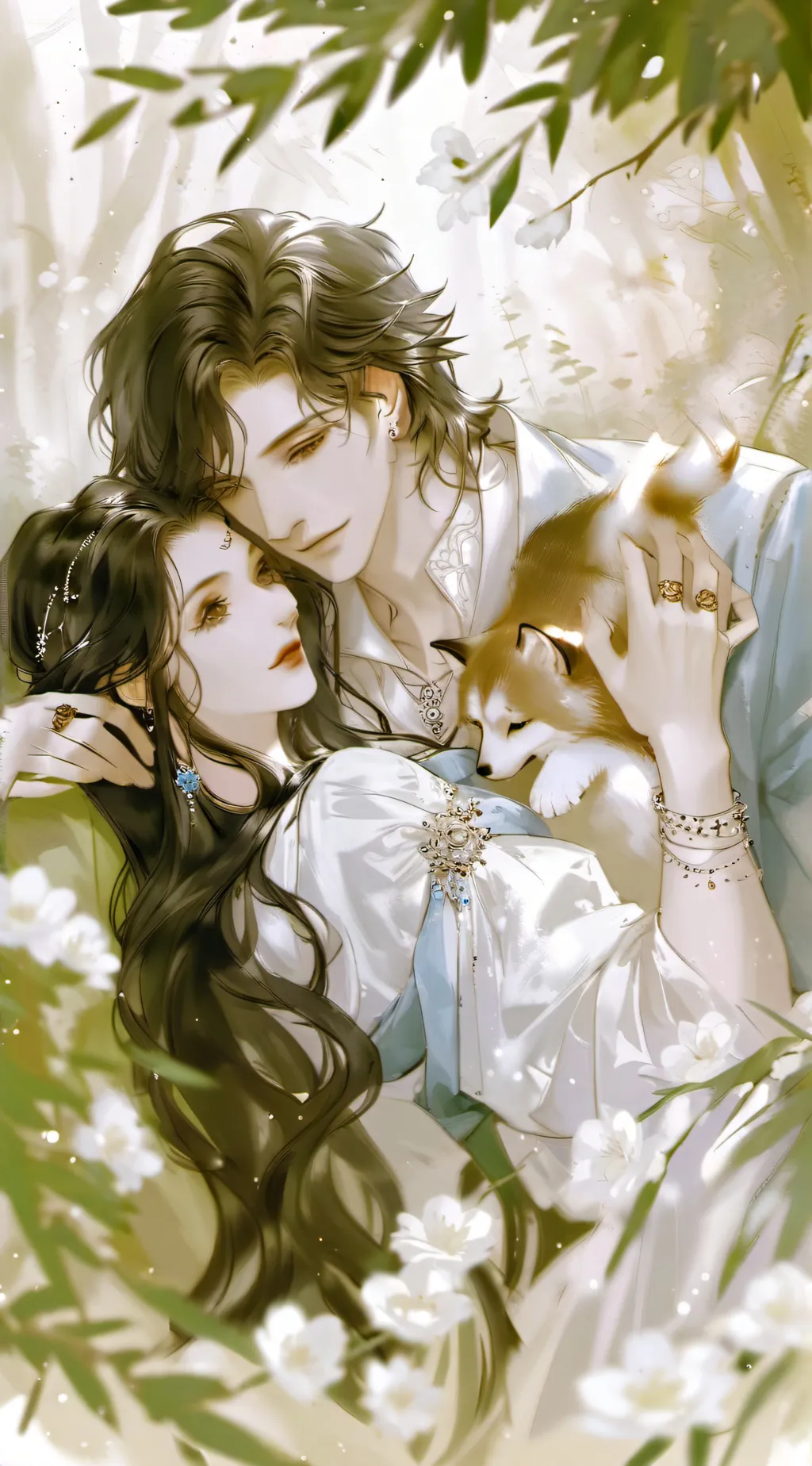 ai character: dogday and catnap  background