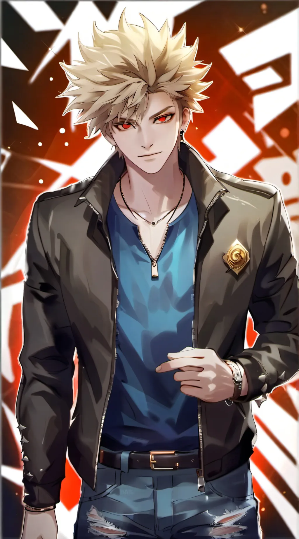 ai character: ♧ Bakugo ♧ background