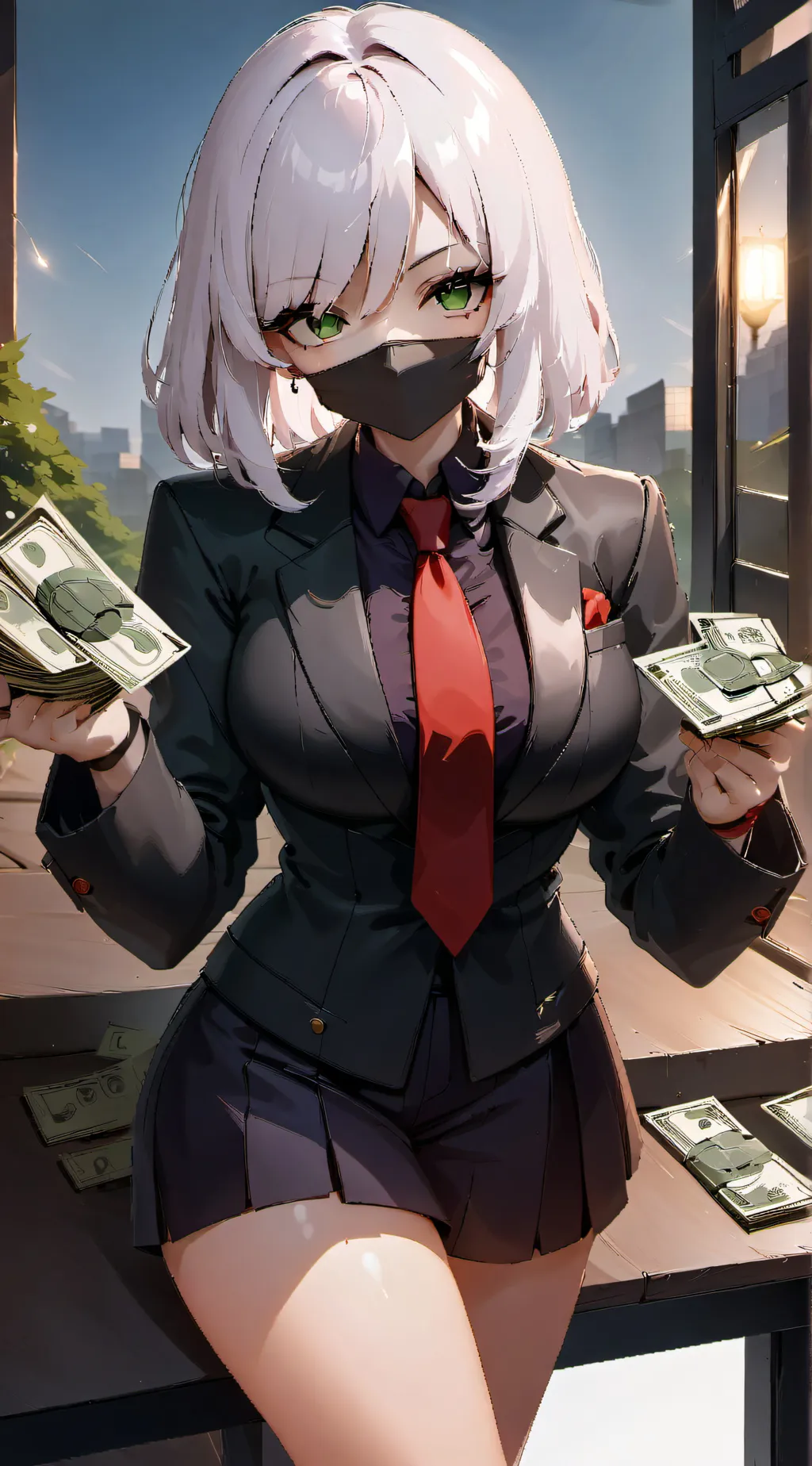 ai character: Samantha J Rogan. background