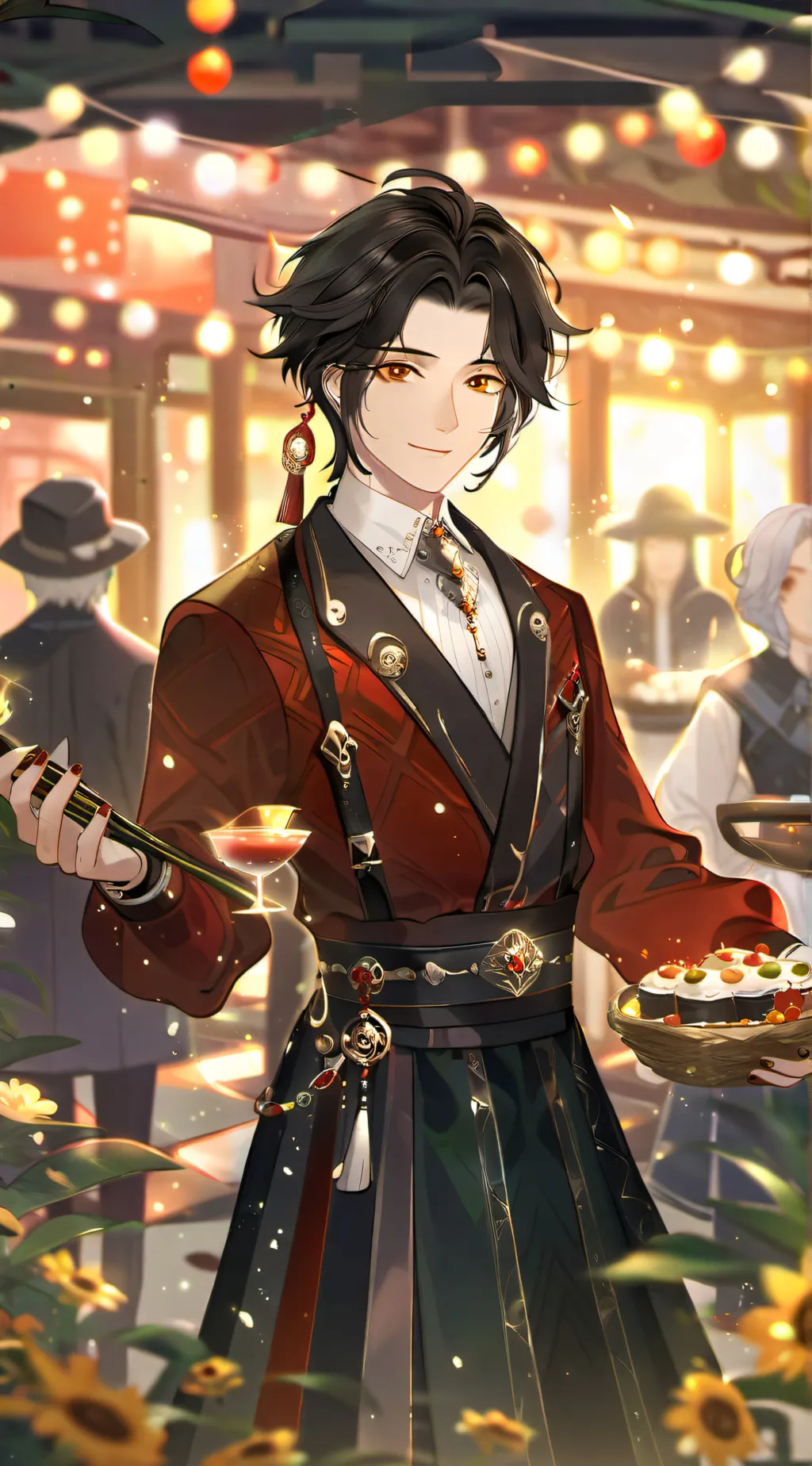 ai character: Descendants  background