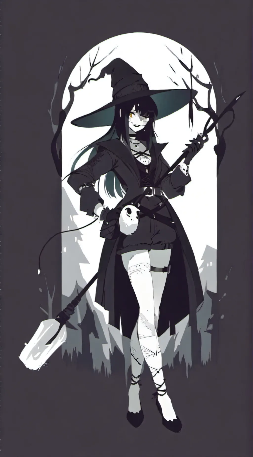 ai character: Ms Circle  background