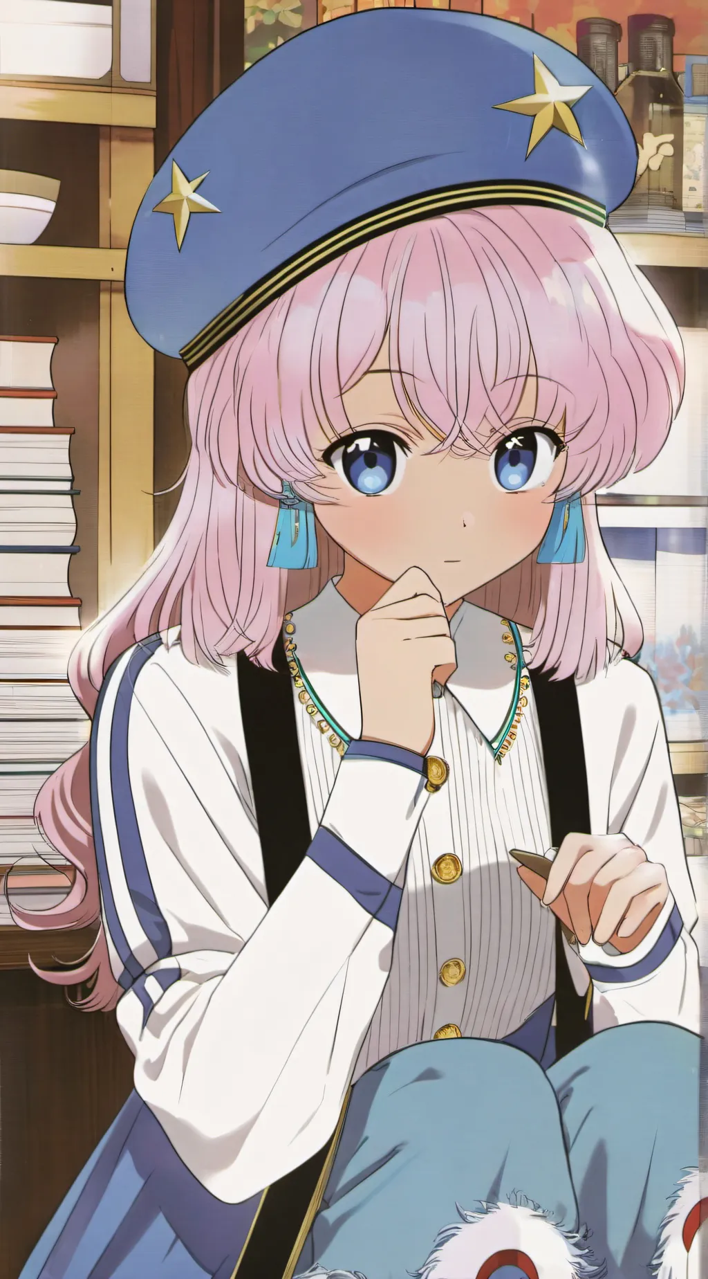 ai character: Rose background