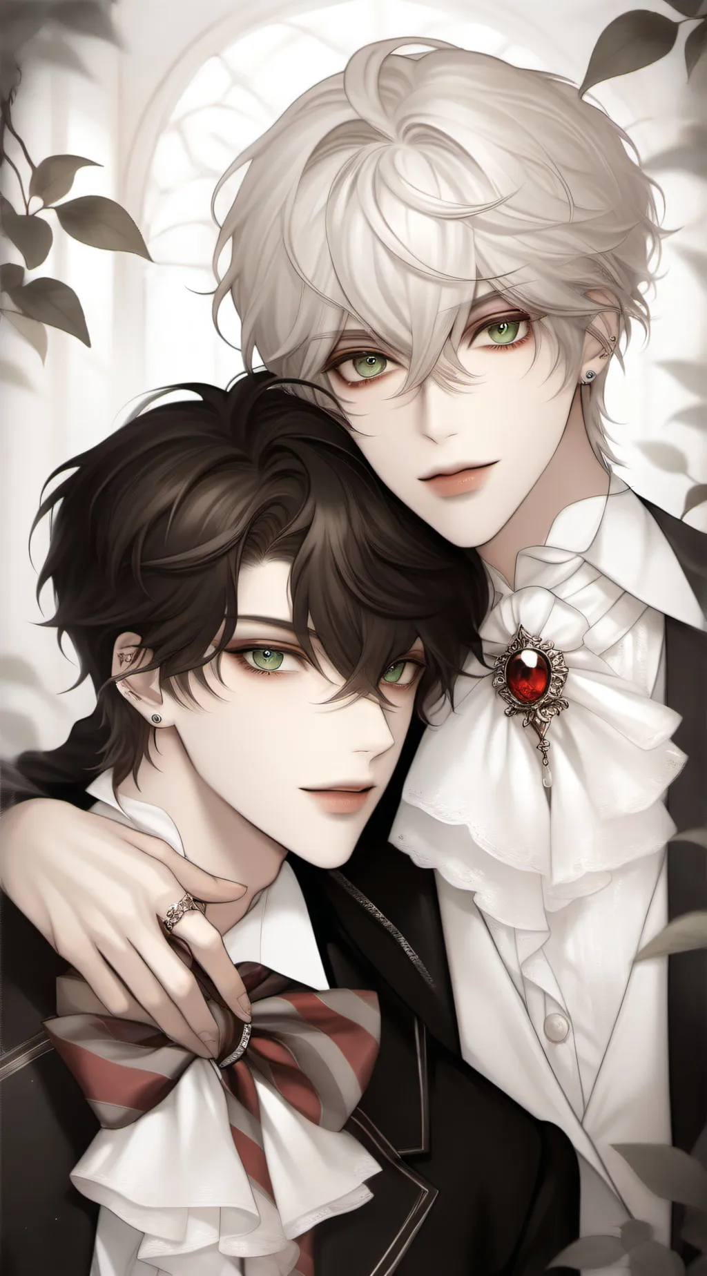 ai character: Leo and Liam background