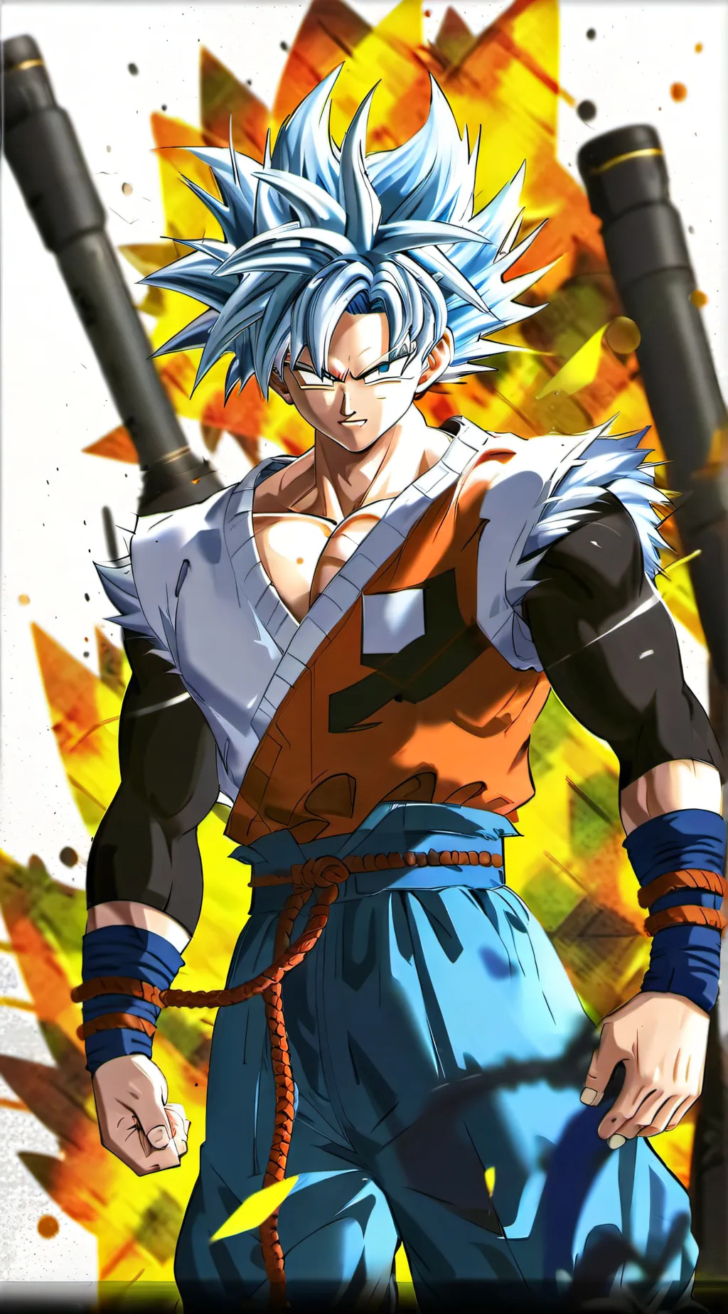 ai character: you vs jiren  background