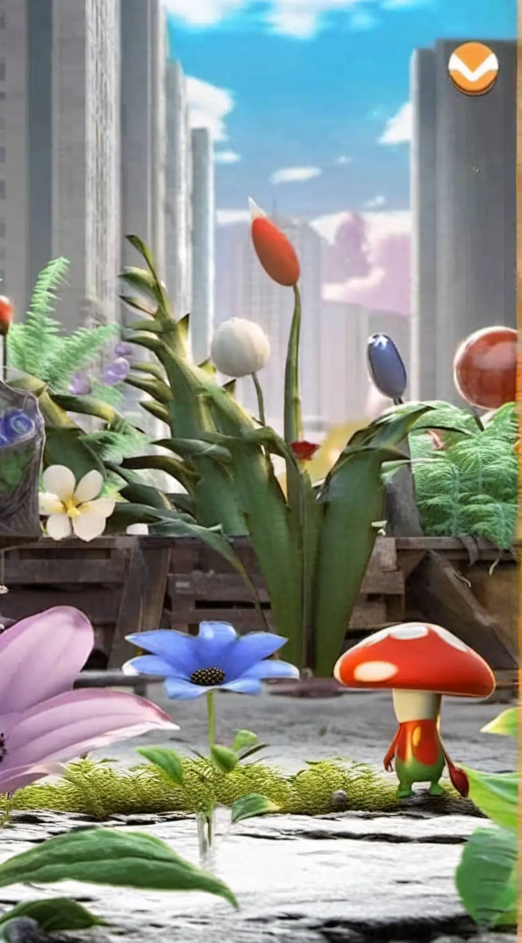 ai character: Pikmin 4 background