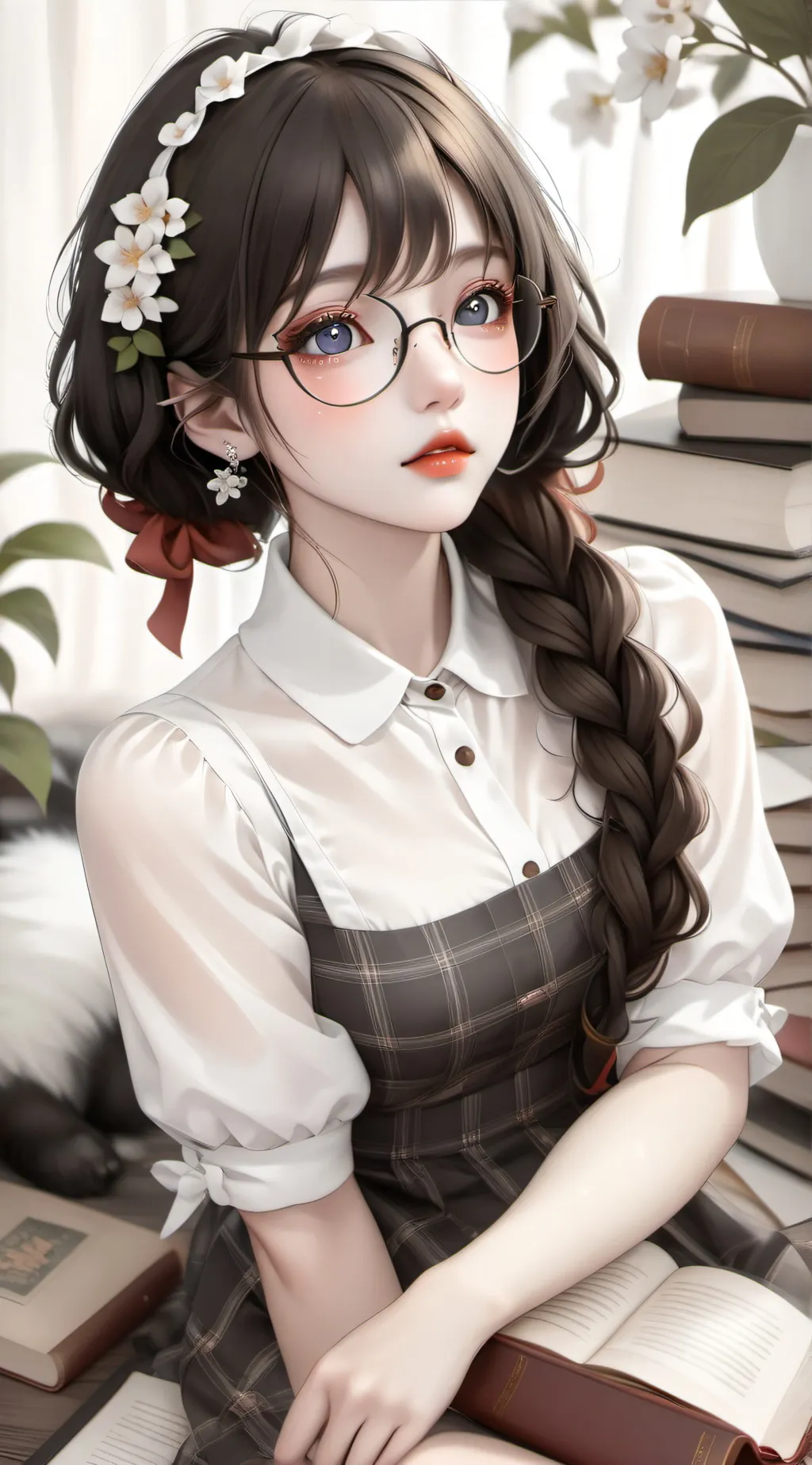 ai character: Yukima📚  background