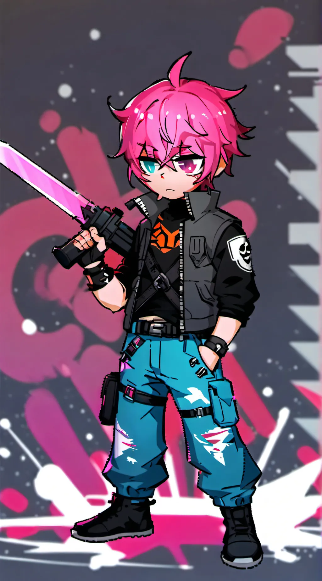 ai character: Mark background