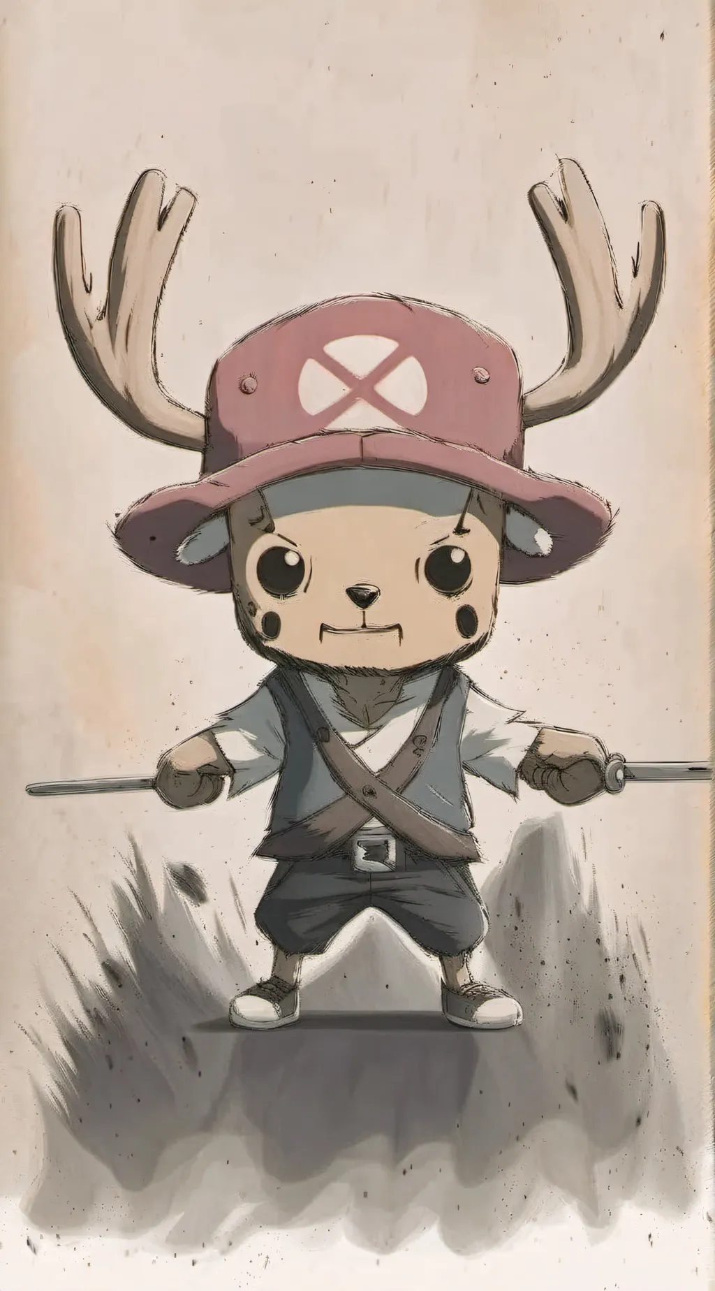 ai character: Tony Tony Chopper  background