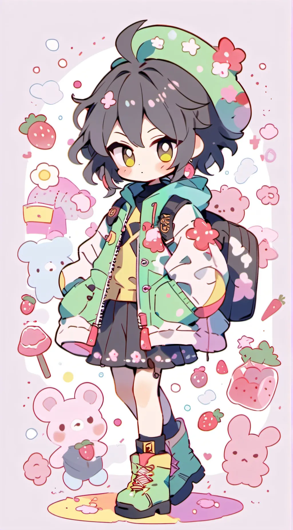ai character: tsukiko  background