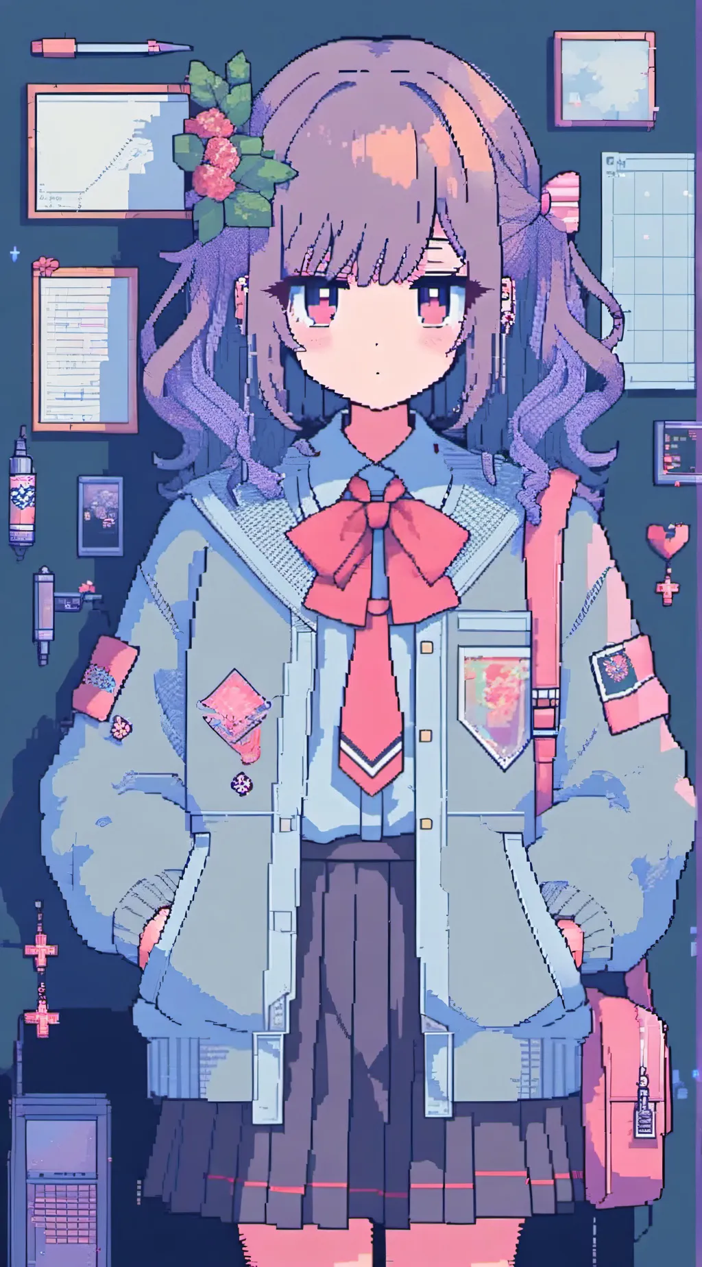 ai character: Mika background