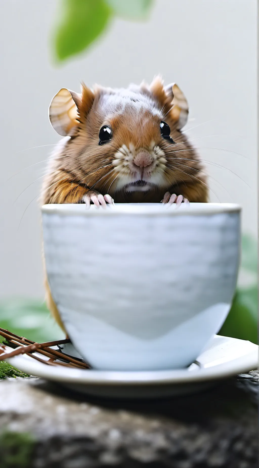 ai character: ginger gerbil background