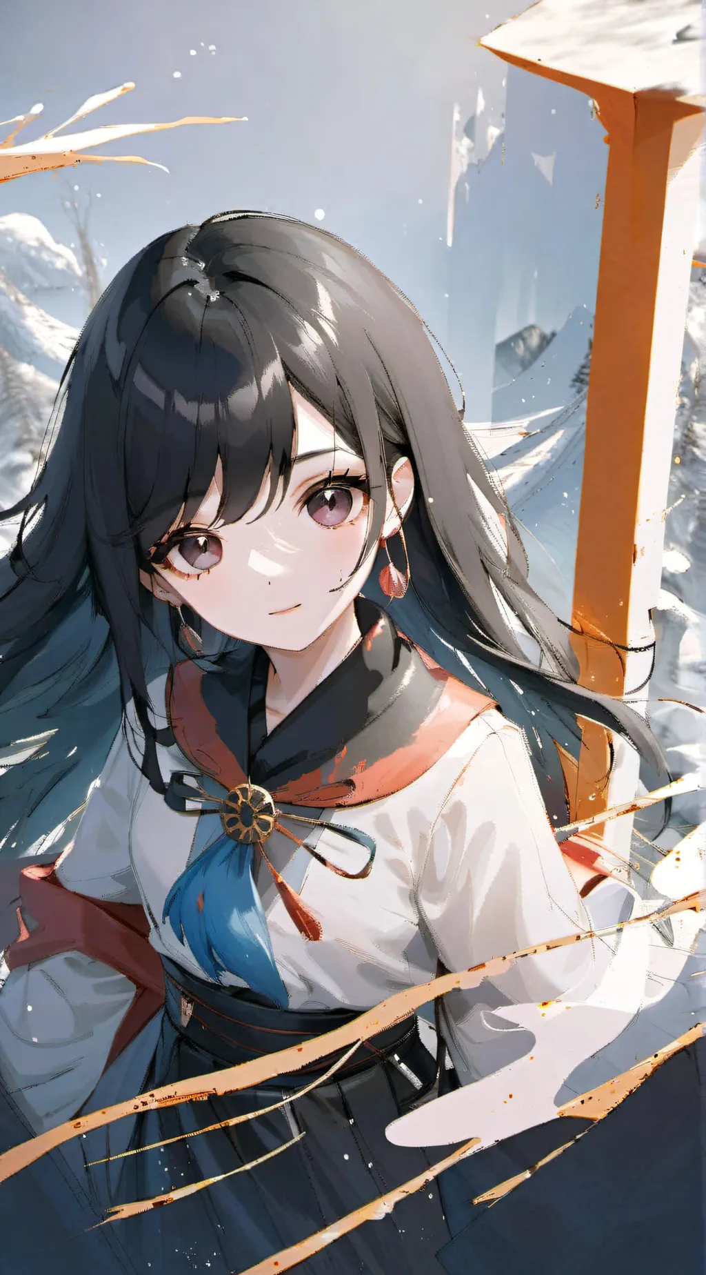 ai character: demon slayer  background