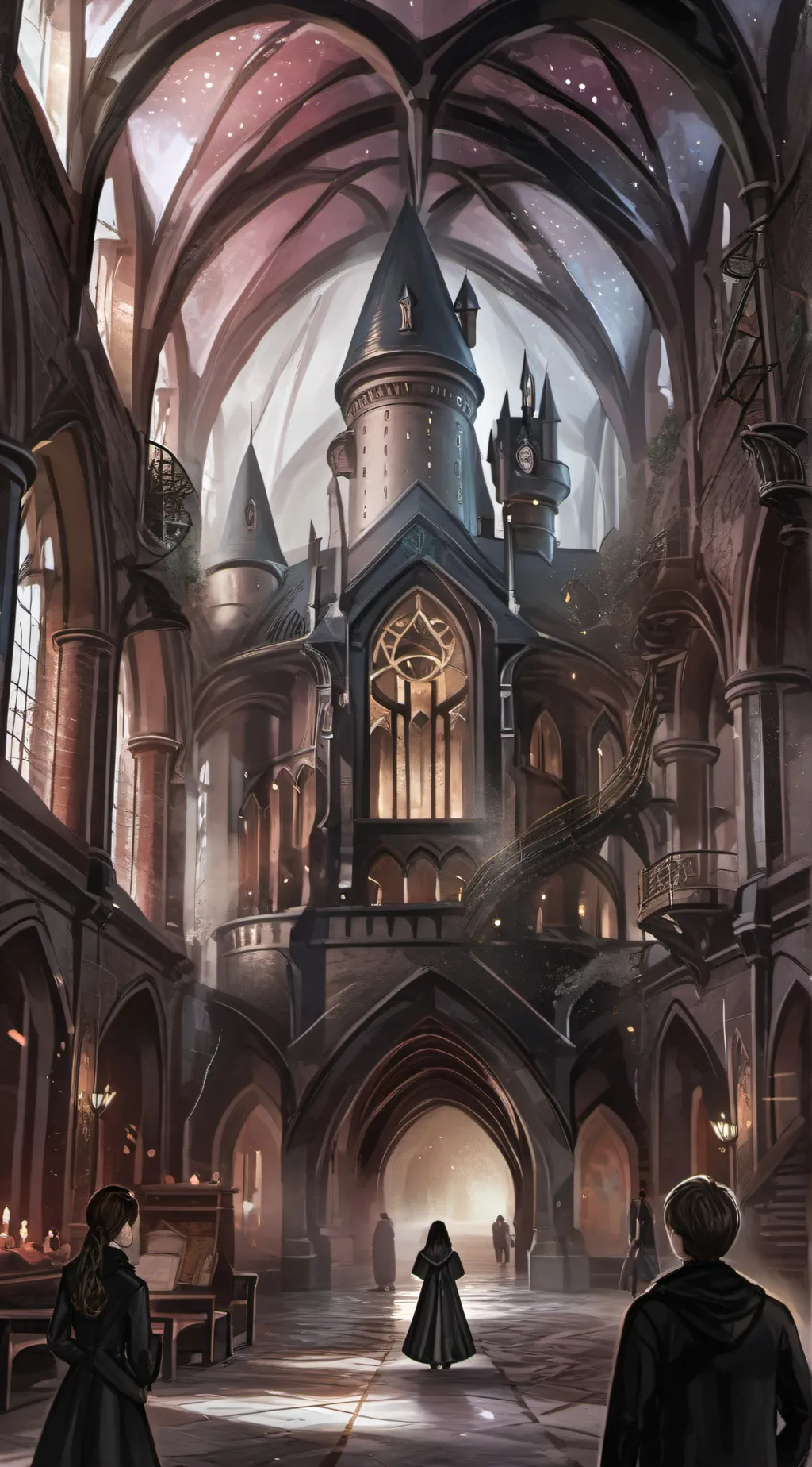 ai character: hogwarts  background