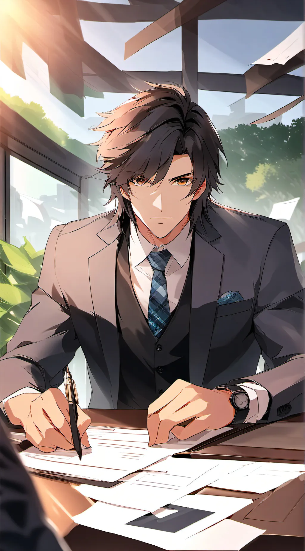 ai character: Alex background