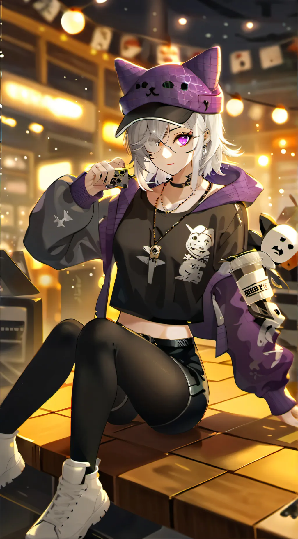 ai character: Ryley  background