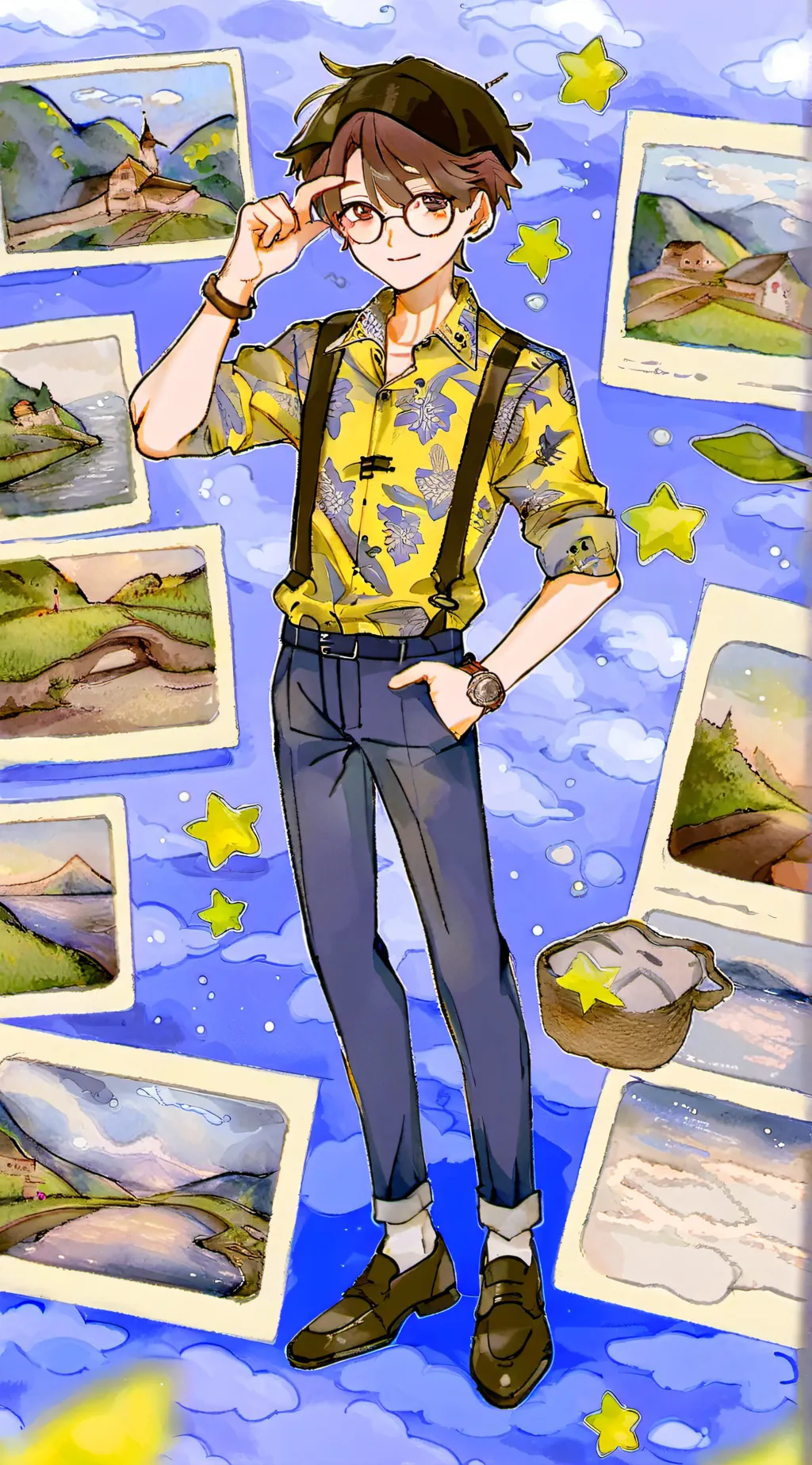 ai character: Horrid Henry Show background