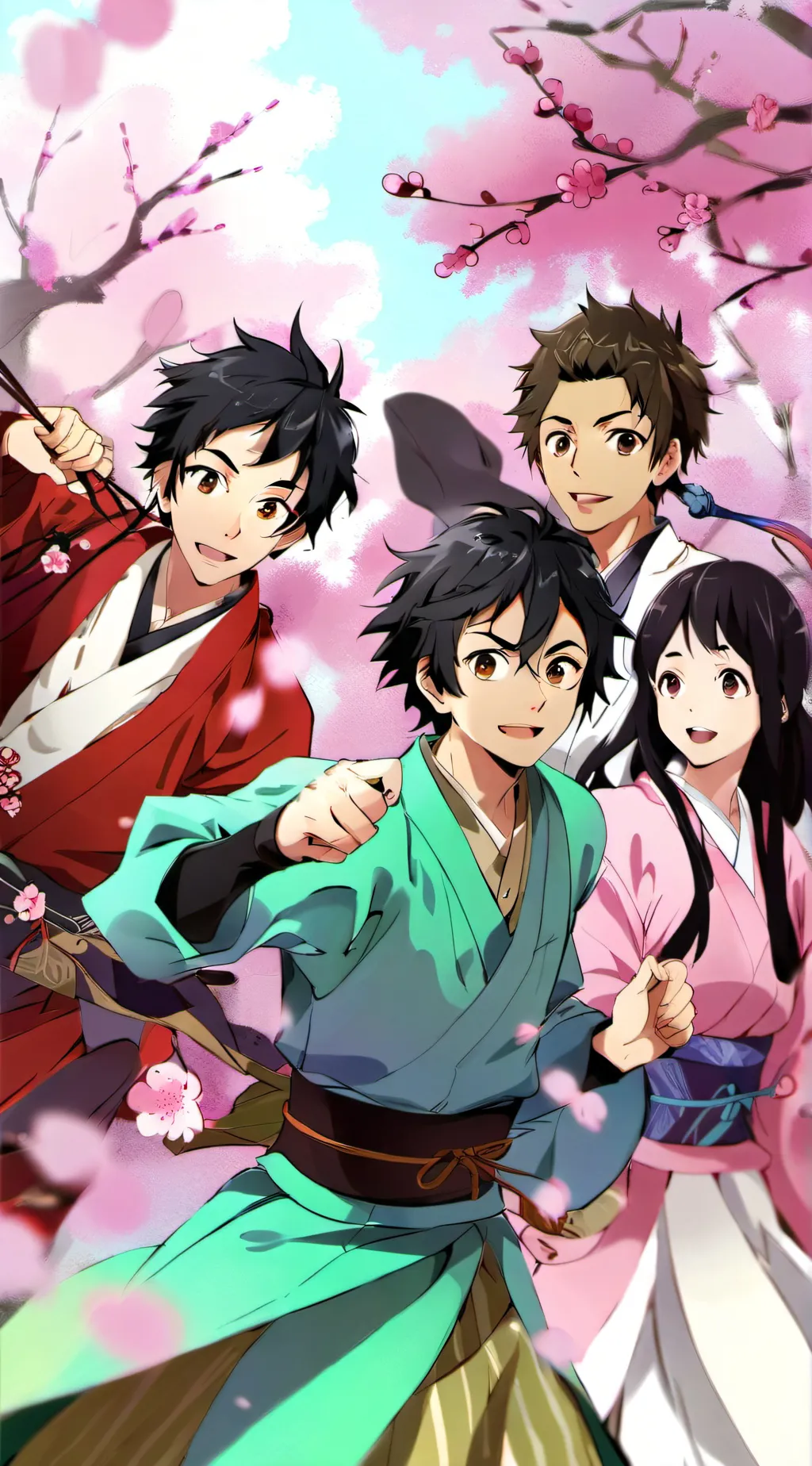ai character: Demon slayer background