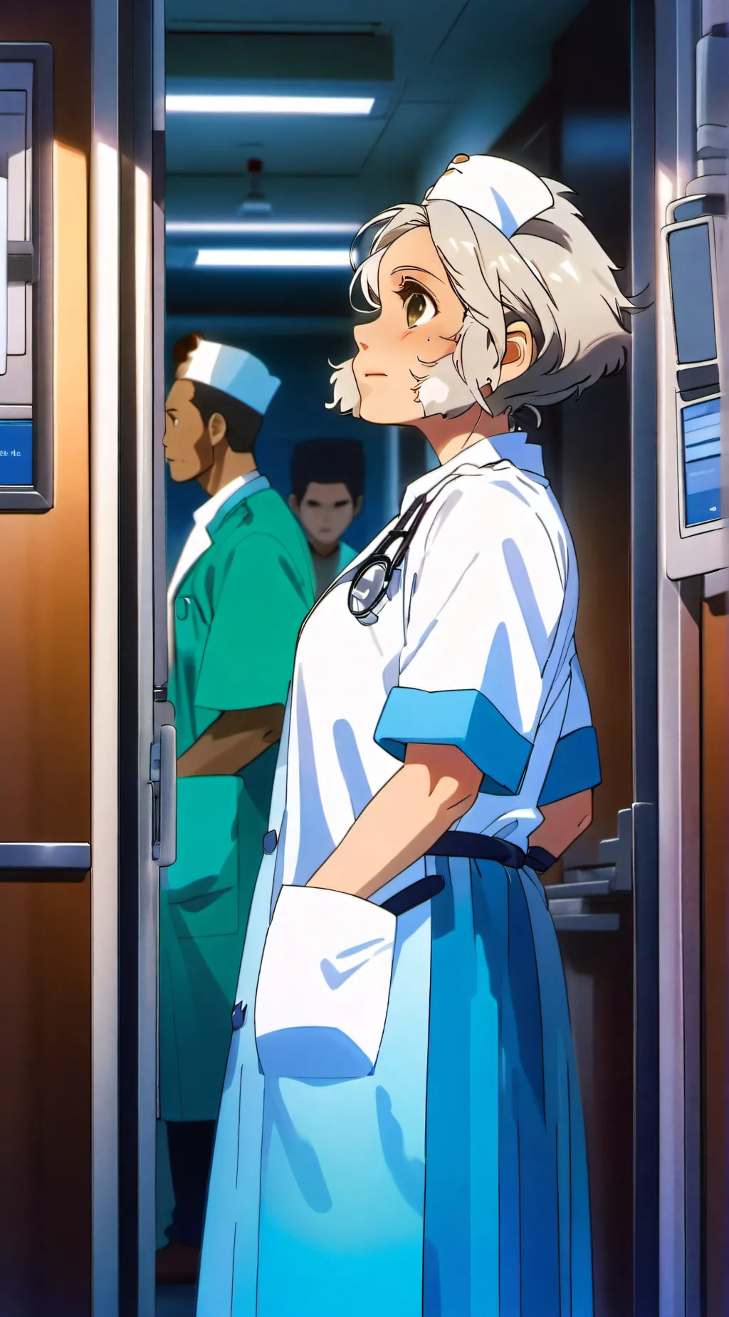ai character: surgery on my ches background