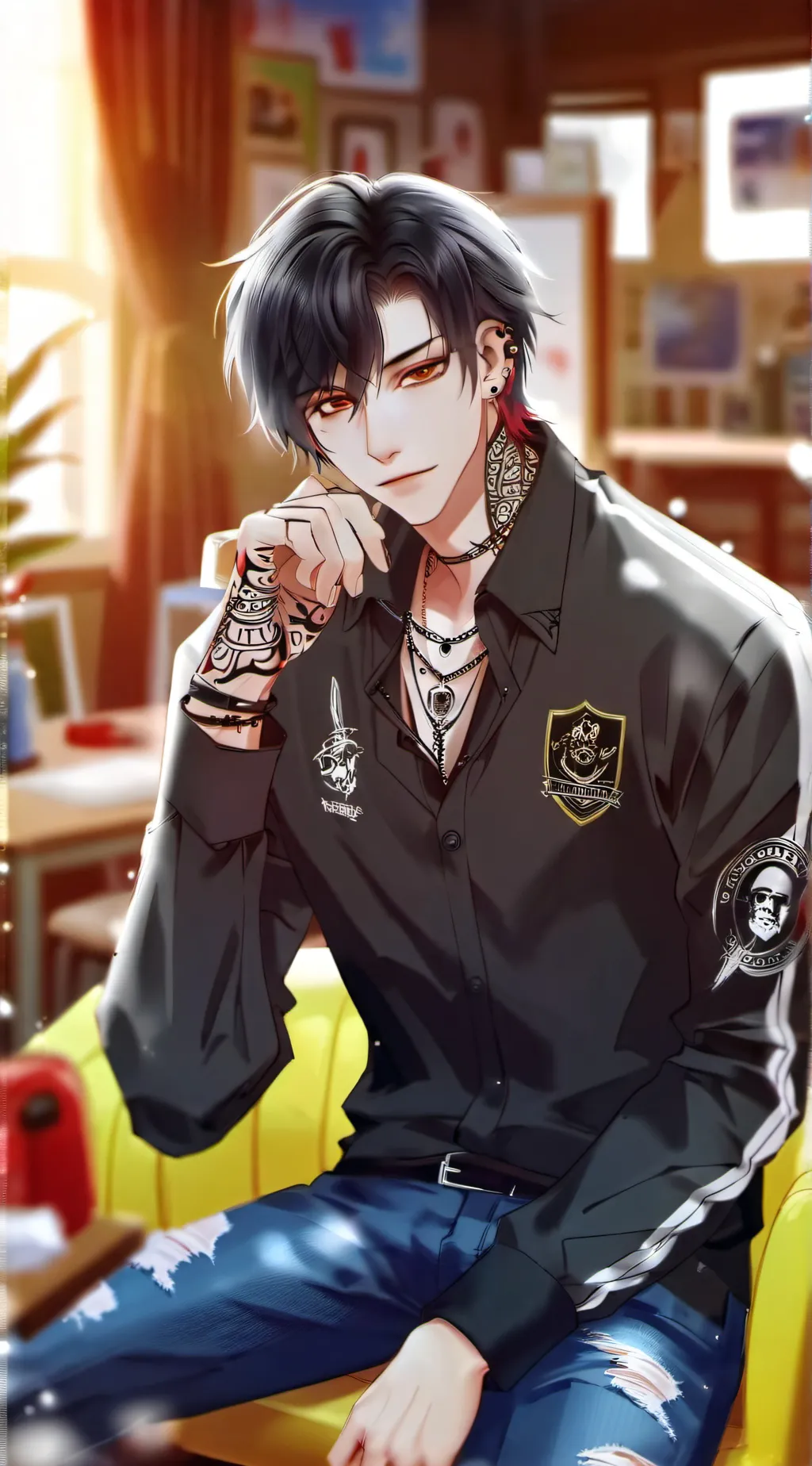 ai character: Kaneki Ken background