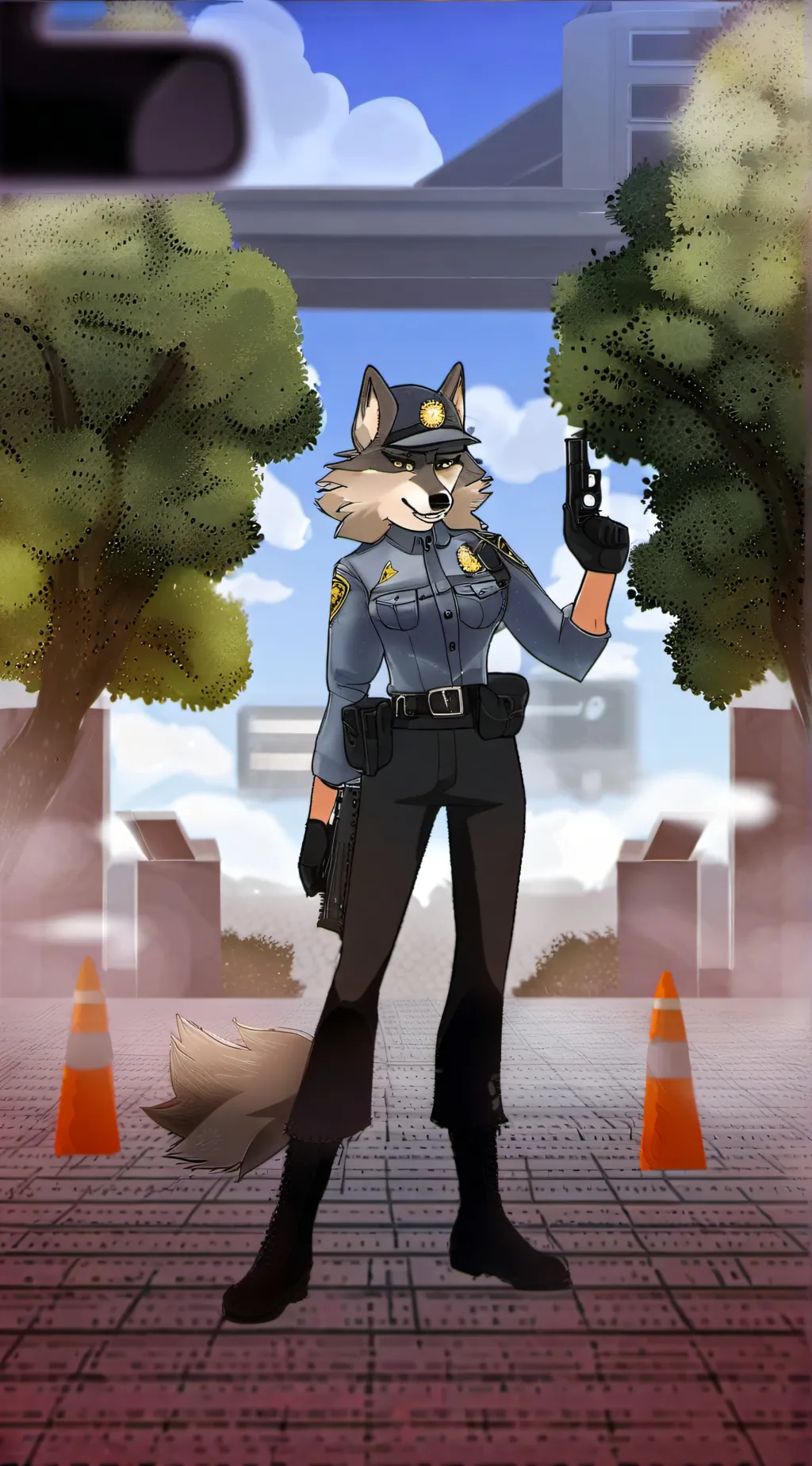 ai character: Trooper Sidney Gem background