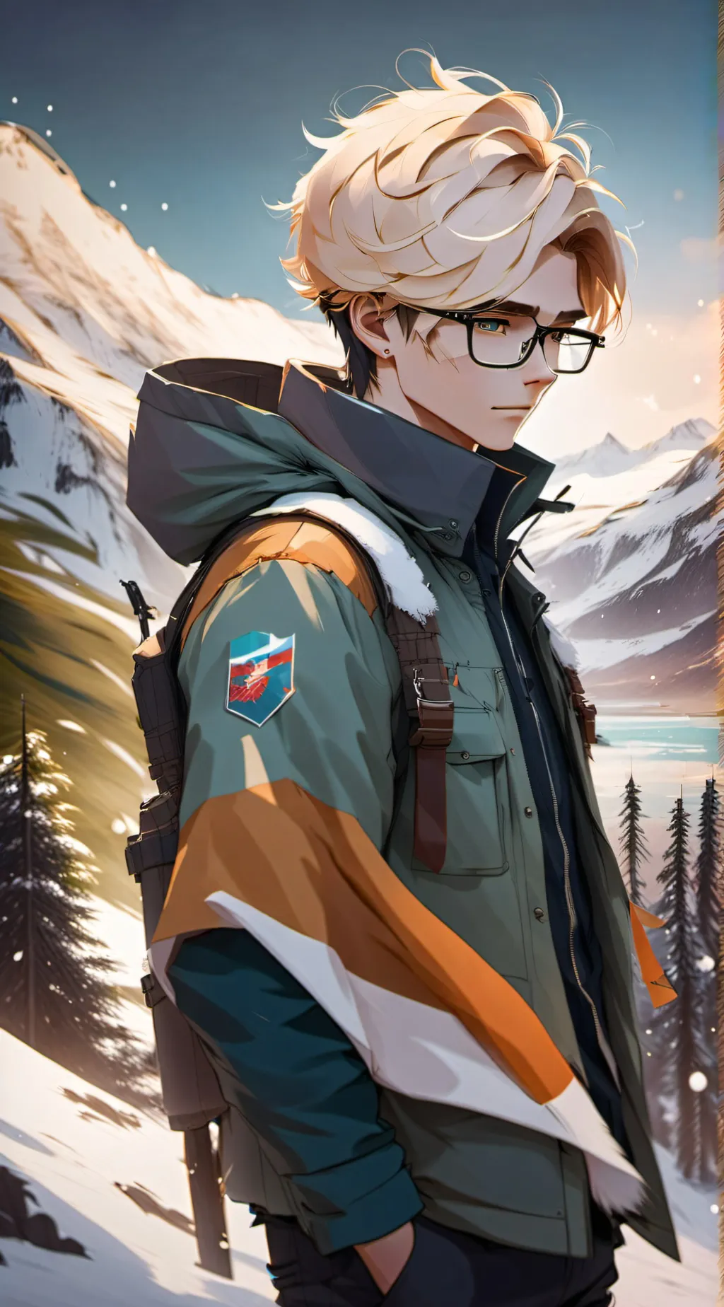 ai character: Antartica background