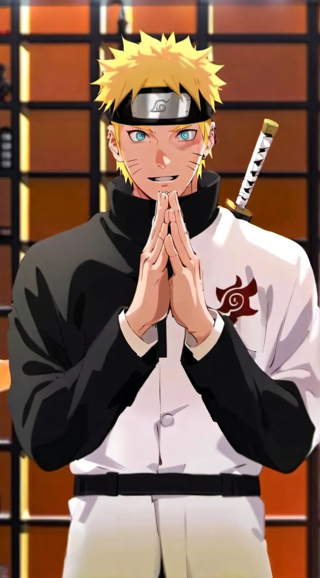 ai character: Naruto  background