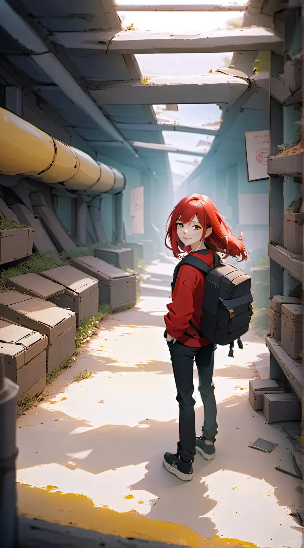 Talkie AI - Chat with Sophia in a bunker