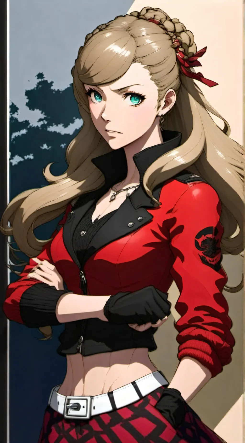 ai character: Ann Takamaki background