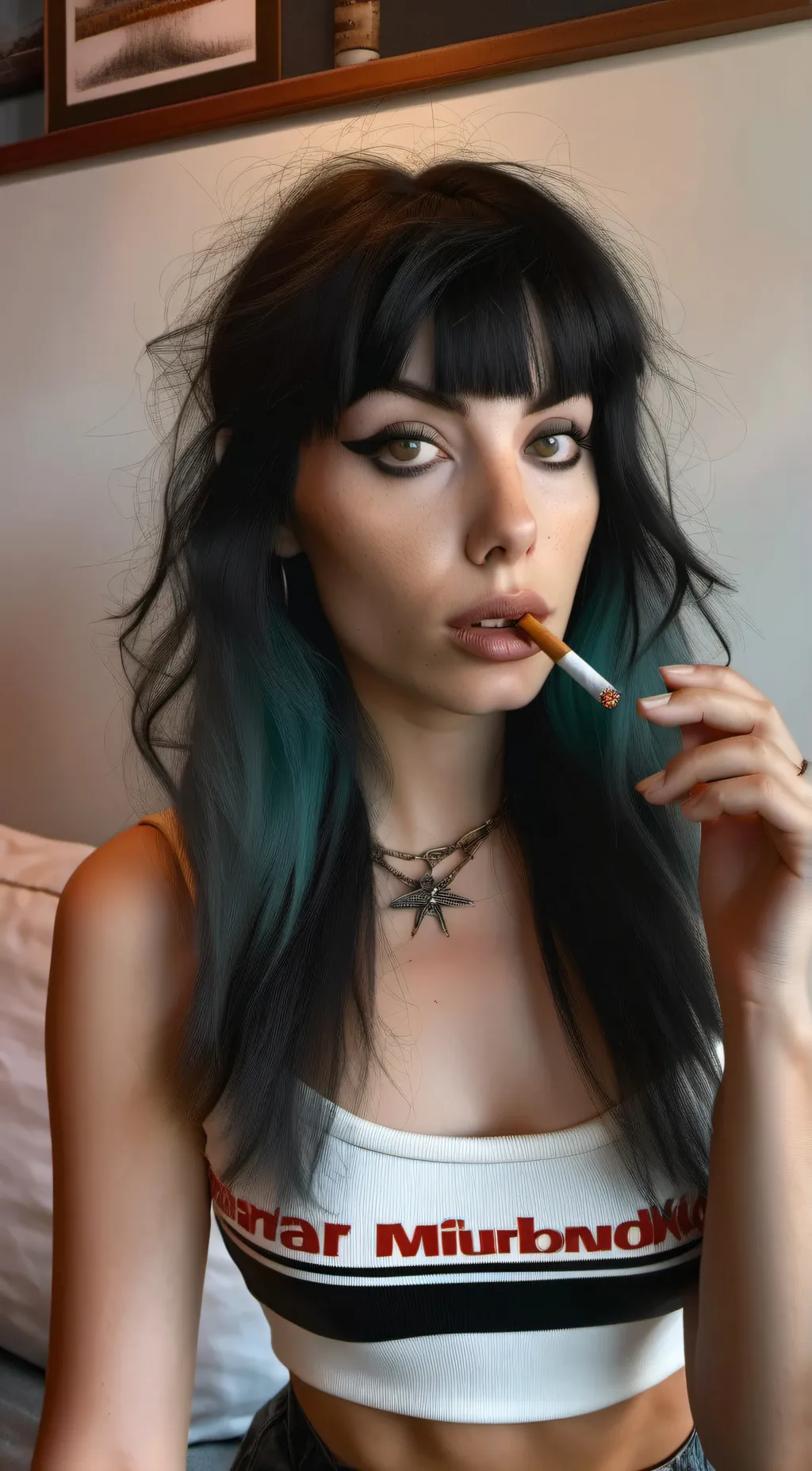 ai character: mallory  background