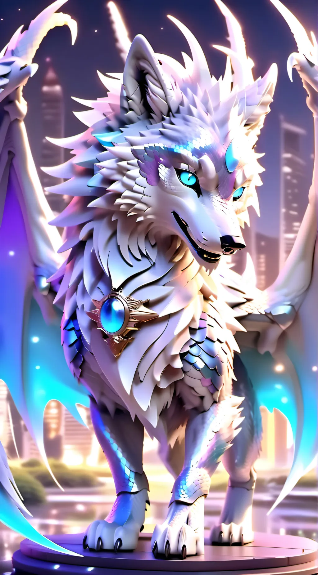 ai character: whiteout  background