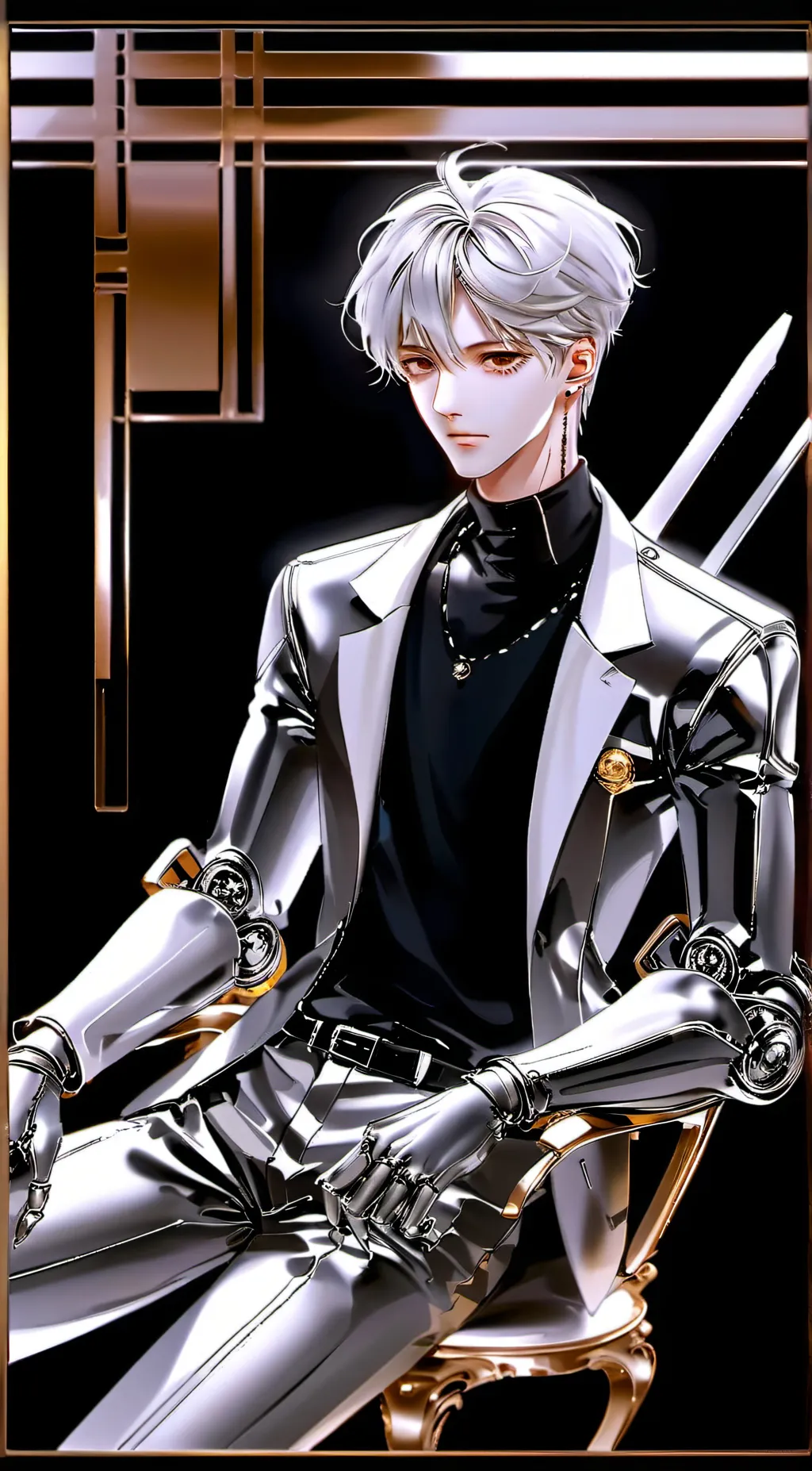 ai character: error reporter background