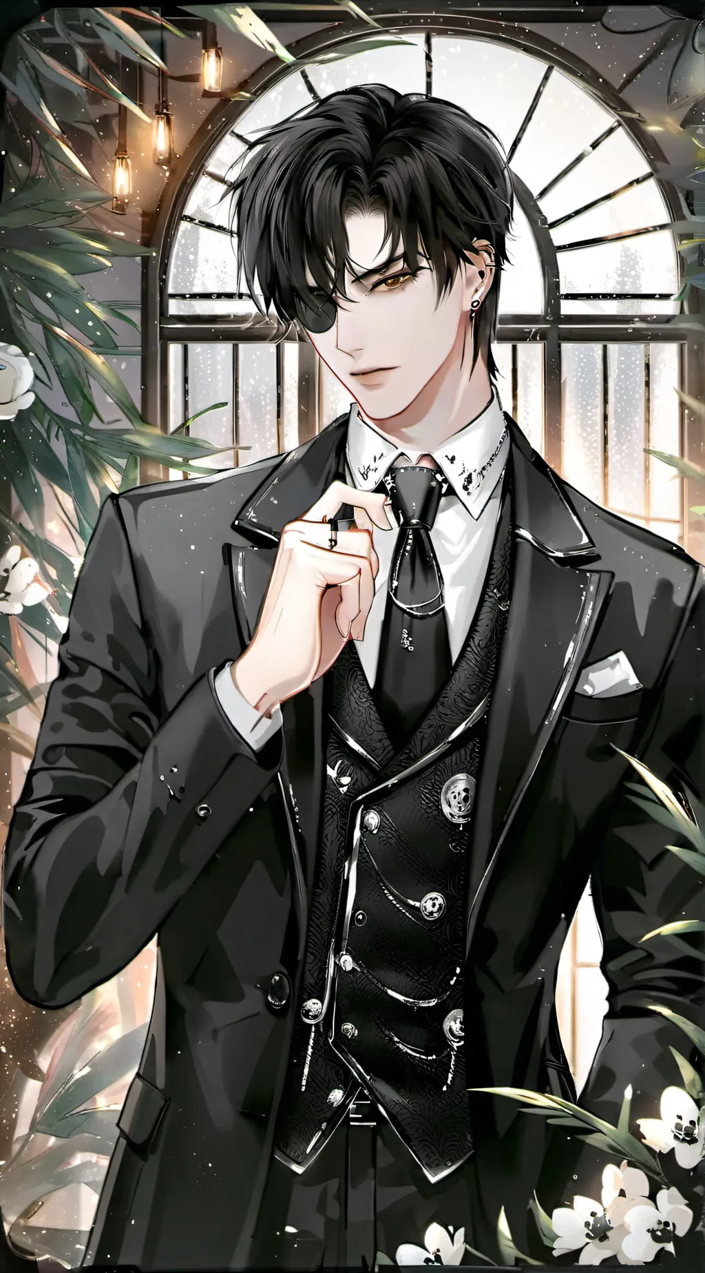 ai character: Aaron  background